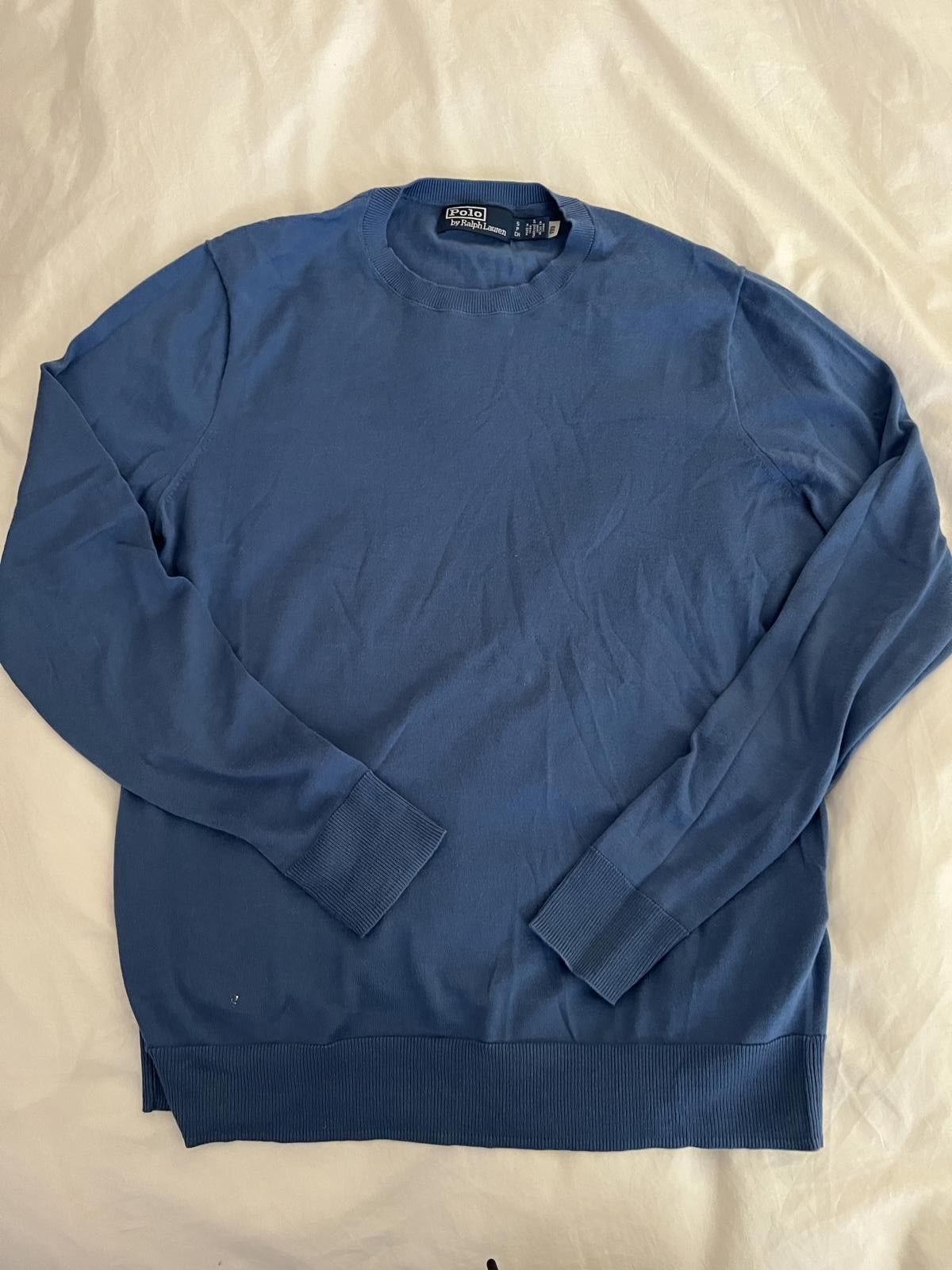 Polo Ralph Lauren Polo Ralph Lauren Pima Cotton Sweater Blue Size US S / EU 44-46 / 1 - 3 Thumbnail