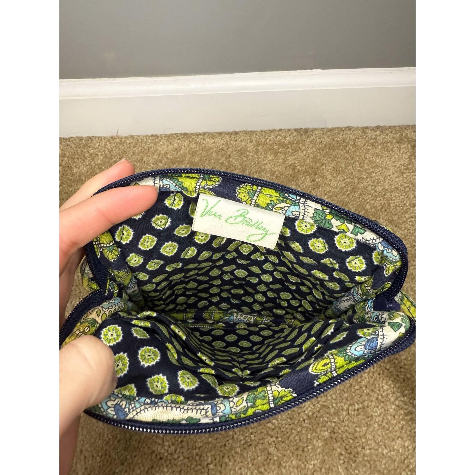 Vera Bradley Vera Bradley Cambridge Quilted Crossbody Bag Yellow Green Size ONE SIZE - 9 Thumbnail