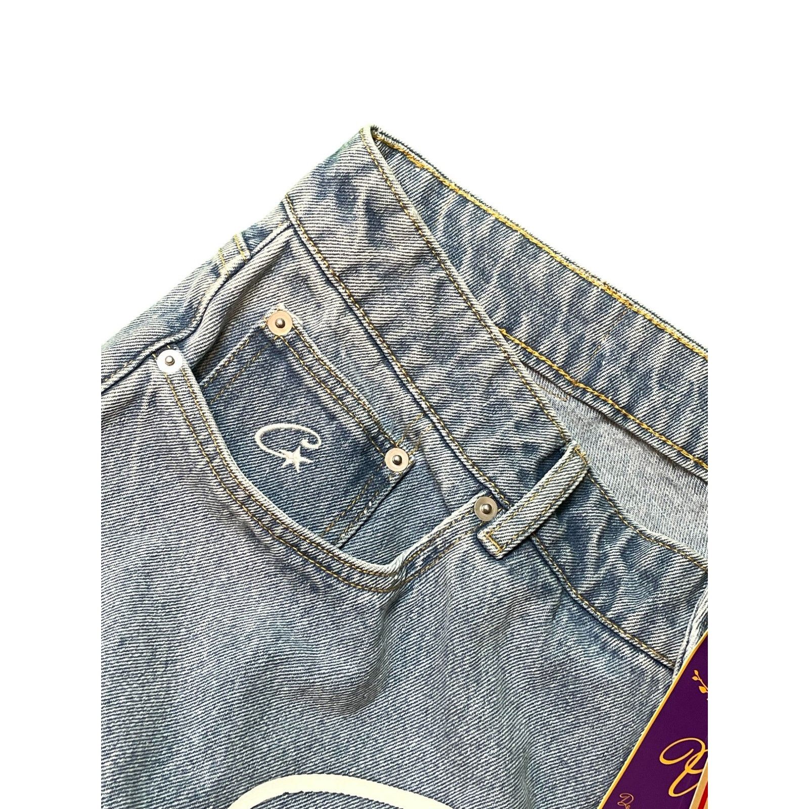 Corteiz Corteiz Island Baggy Light Wash Jeans Size US 36 / EU 52 - 4 Thumbnail