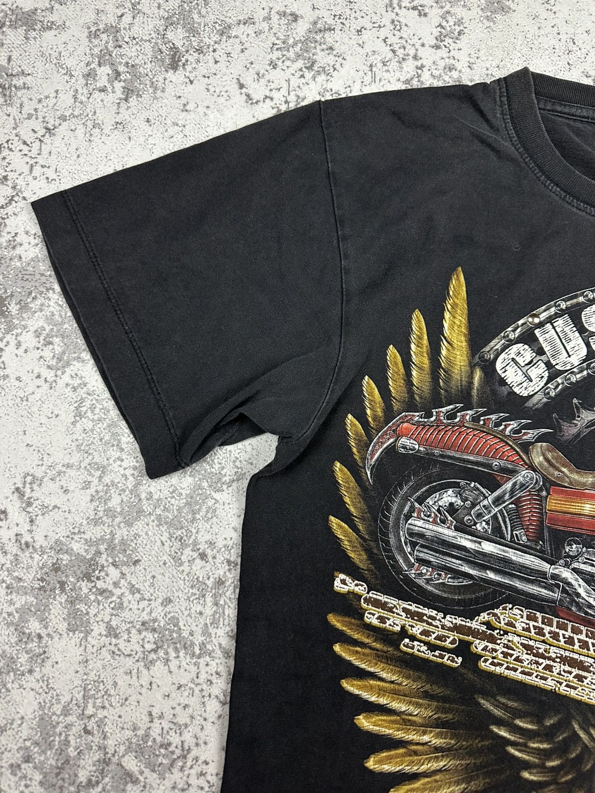 Band Tees T-shirt Custom Eagle Biker Tee Vintage Rock Empire Size US M / EU 48-50 / 2 - 6 Thumbnail