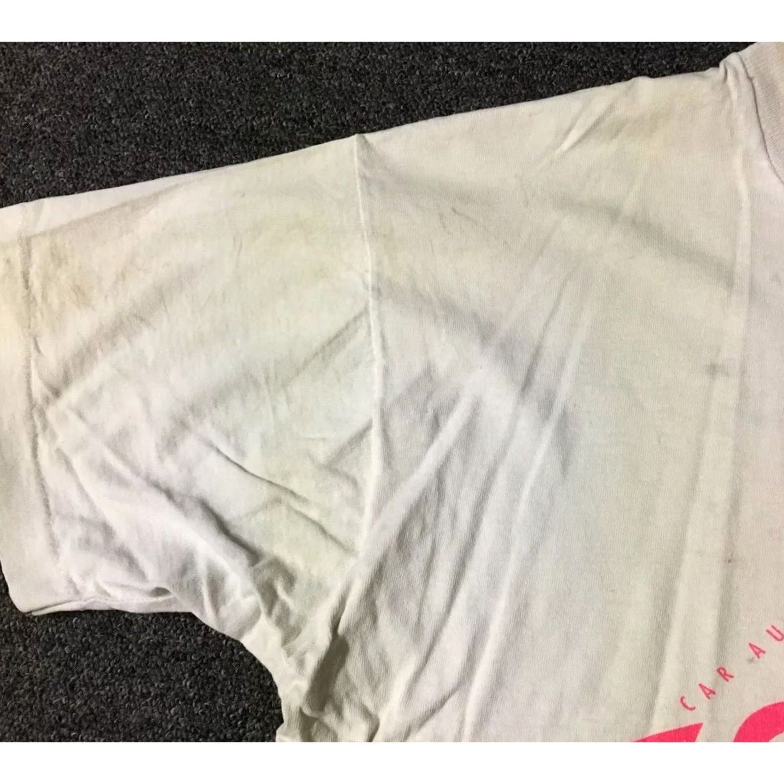 Fruit Of The Loom VINTAGE 80s Rockford Fosgate Car Audio Cropped Shirt Womens Large White USA Grunge Retro 90s Size L / US 10 / IT 46 - 5 Thumbnail