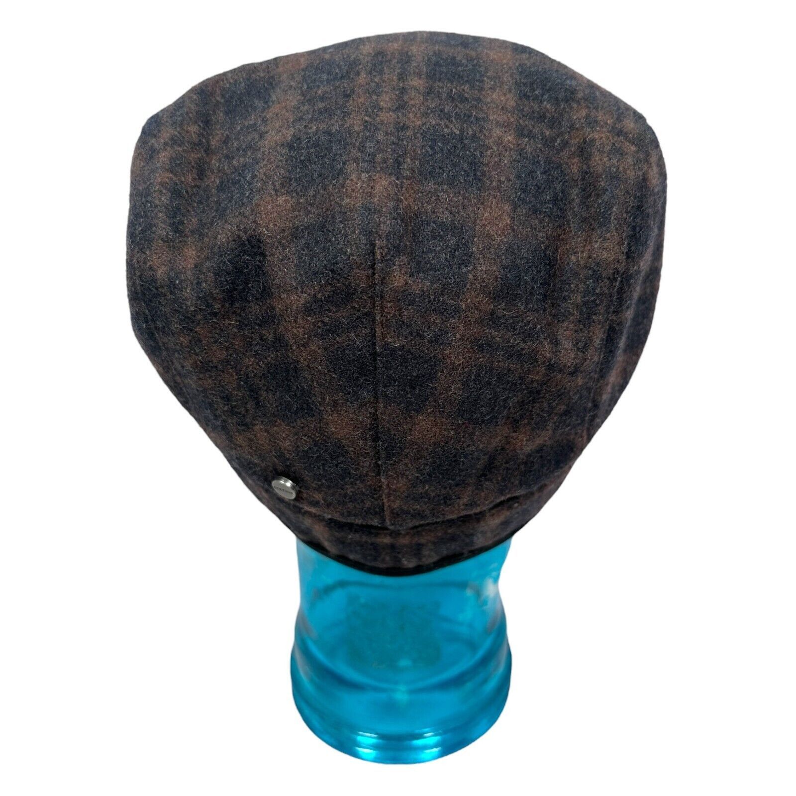 Stetson Stetson Cabbie Hat Cap Men’s S/M Blue Brown Plaid Newsboy Size ONE SIZE - 5 Thumbnail