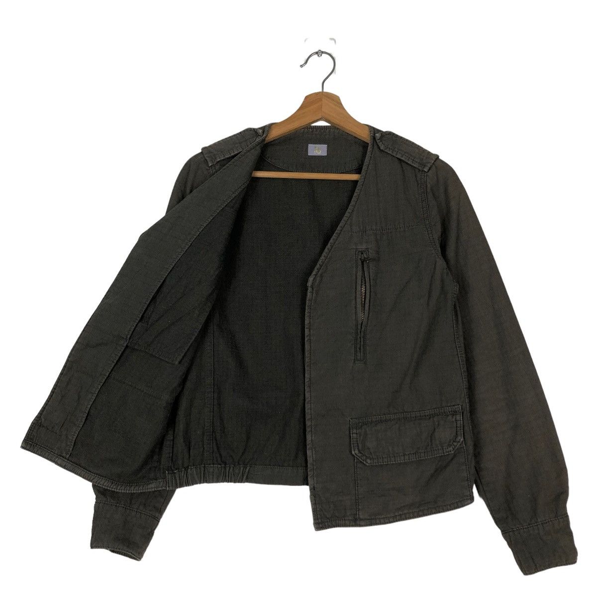 Japanese Brand 🔥CROPPED BIKER JACKET BONDAGE MILITARY NU JAPAN Size US M / EU 48-50 / 2 - 10 Thumbnail