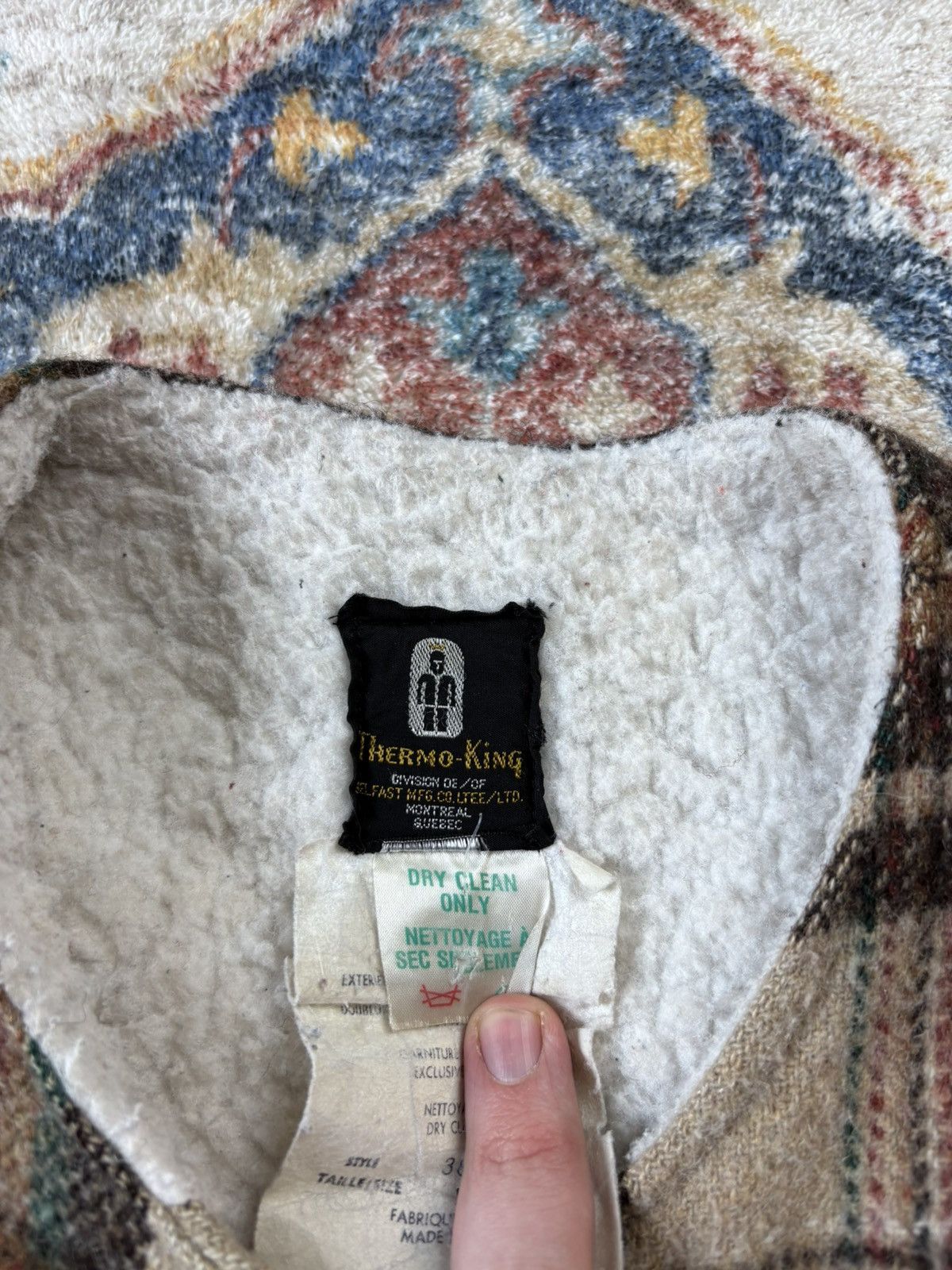 Vintage Vintage 70s Thermo-King Sherpa Lined Plaid Vest Large Size US L / EU 52-54 / 3 - 3 Thumbnail