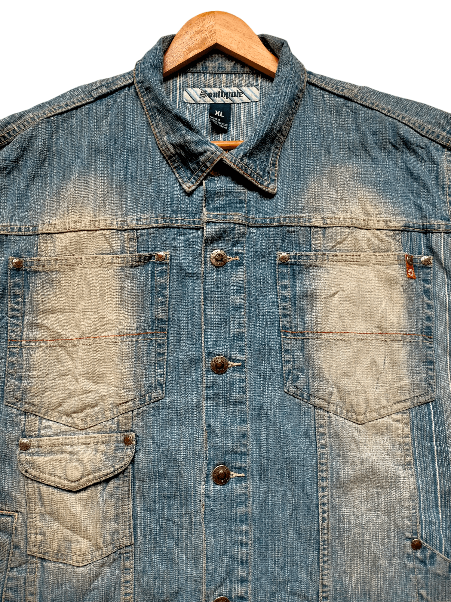 Southpole Southpole Denim Trucker Jacket Jeans Size US XL / EU 56 / 4 - 6 Thumbnail