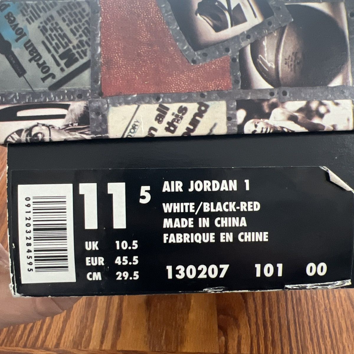 Jordan Brand 1994 Jordan 1 Retro Chicago Size US 11.5 / EU 44-45 - 18 Thumbnail