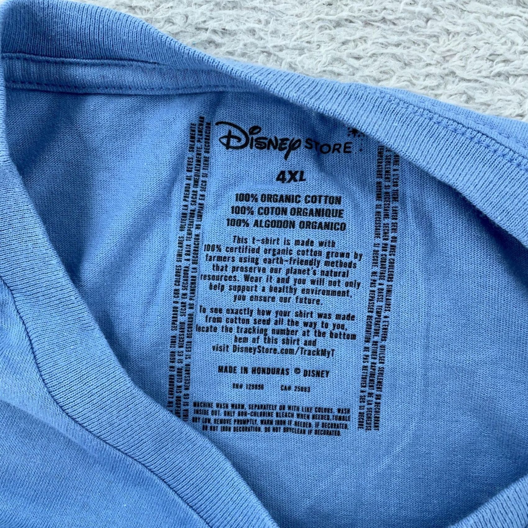 Disney Disney Mickey Mouse Shirt Blue 2XL Disney Store Organic Cotton Tee Mens Size US XXL / EU 58 / 5 - 7 Thumbnail