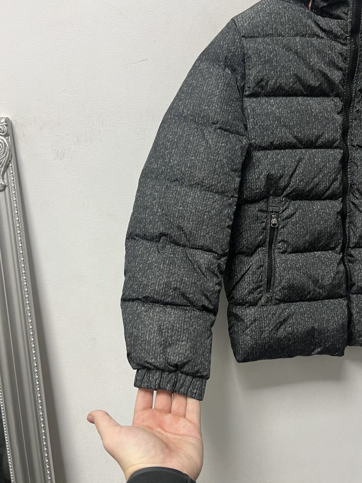 Moncler Moncler Puffer Jacket White Big Logo Size US XS / EU 42 / 0 - 4 Thumbnail