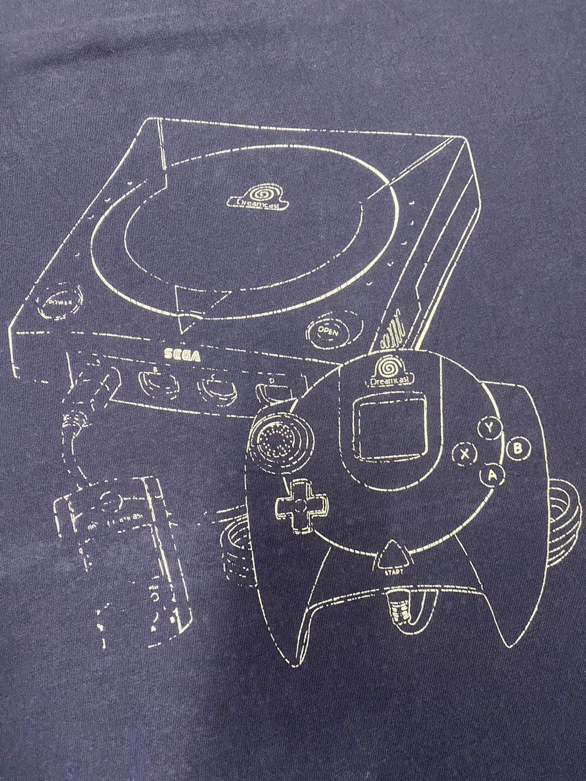 Post Game × The Game × Vintage VINTAGE DREAMCAST SEGA GAMES 00s RARE TEE Size US L / EU 52-54 / 3 - 7 Thumbnail