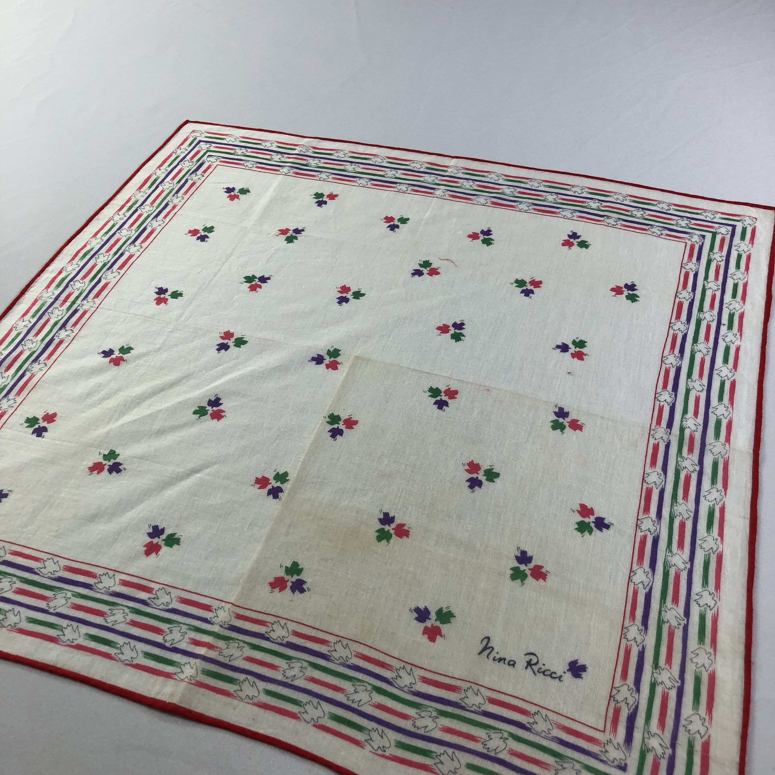 Nina Ricci Nina Ricci Handkerchief Neckerchief Bandana H2100 Size ONE SIZE - 3 Thumbnail