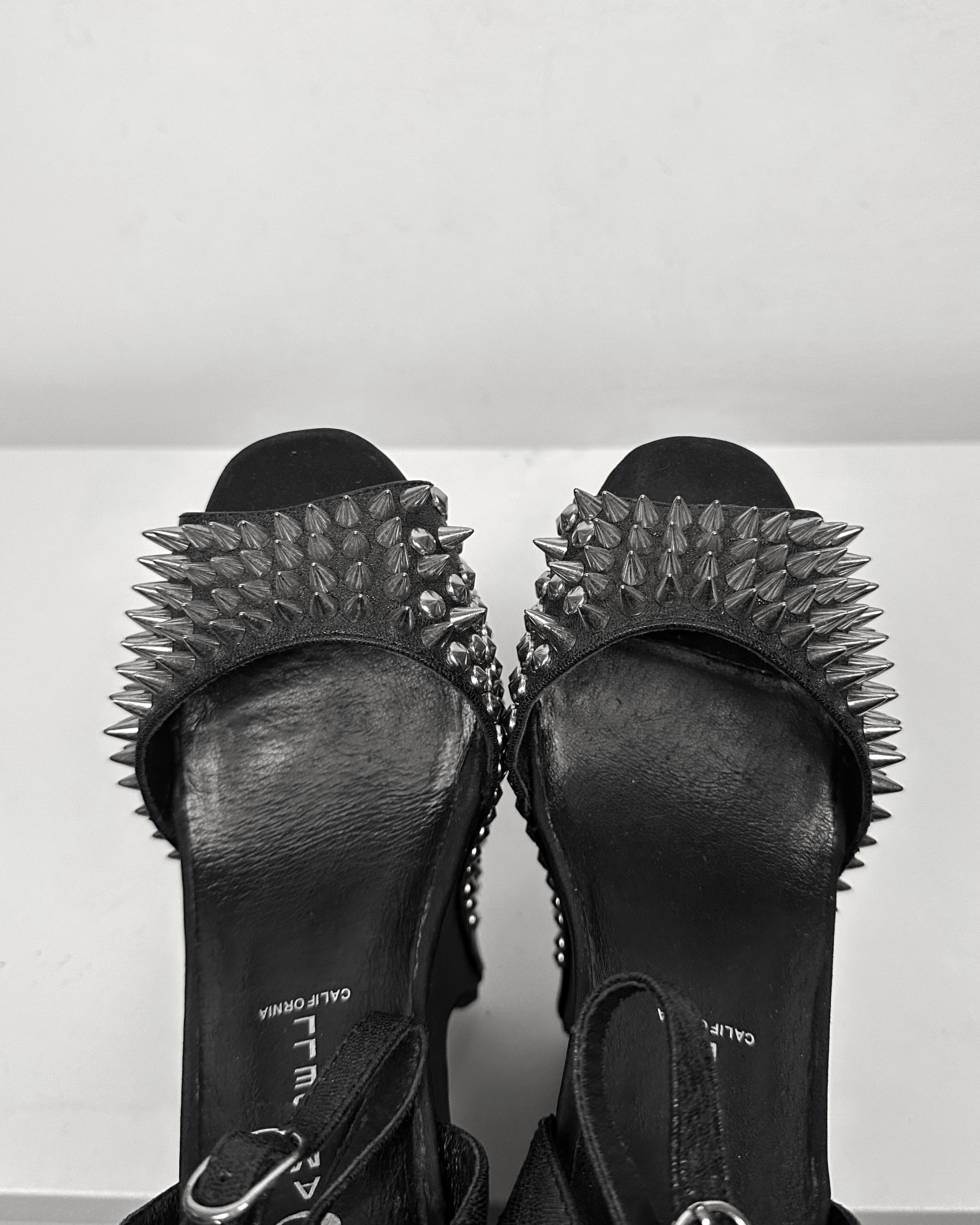 Jeffrey Campbell Jeffrey Campbell Spiked Platform Sandals Size US 7 / IT 37 - 4 Thumbnail
