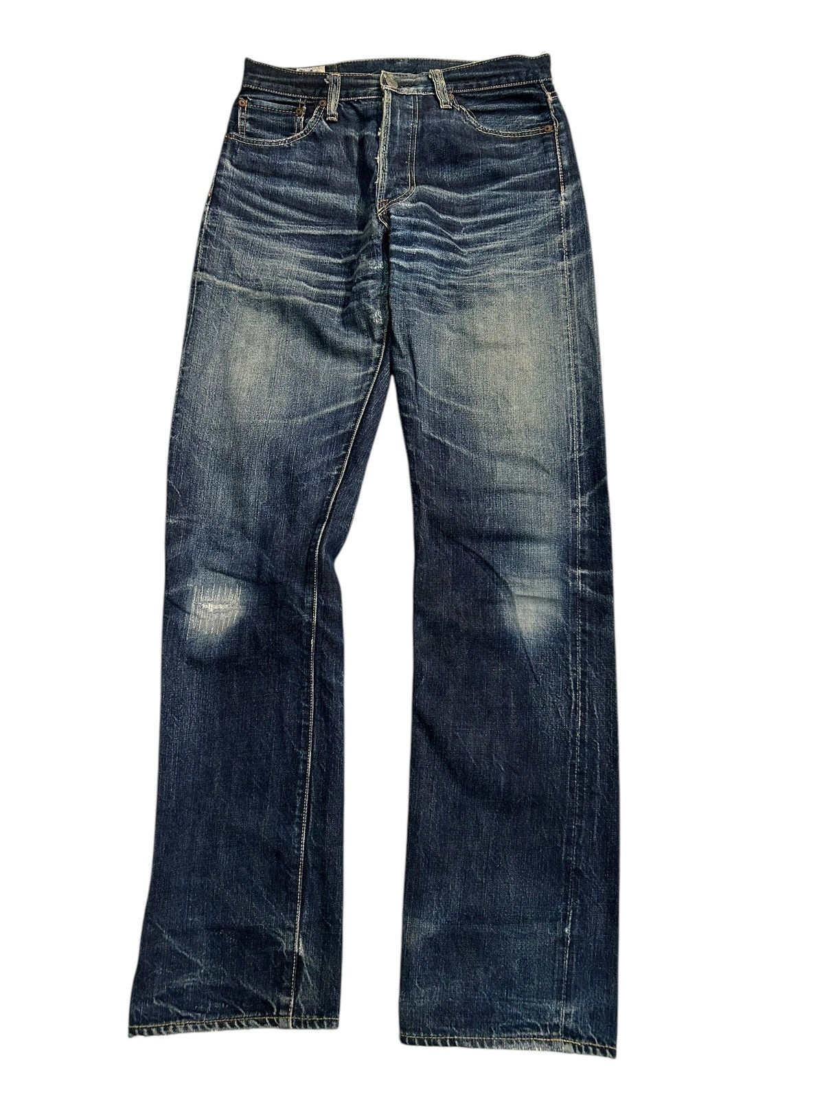 Japanese Brand × Kapital × Vintage eight-G Selvedge Distressed Japanese Denim Jeans Size US 29 - 4 Thumbnail