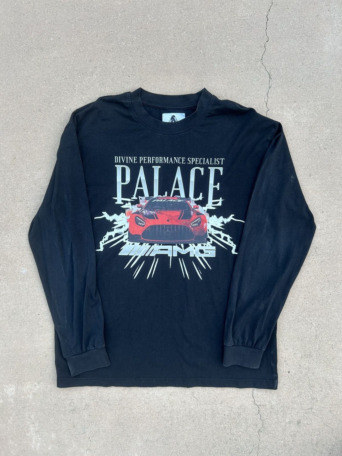 Palace Palace x AMG Specialist Longsleeve Black Size US XL / EU 56 / 4 - 2 Thumbnail