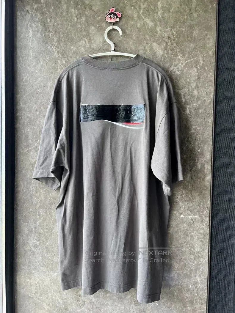 Balenciaga Balenciaga Tape Coke Short Sleeve Tee. Size US M / EU 48-50 / 2 - 2 Thumbnail