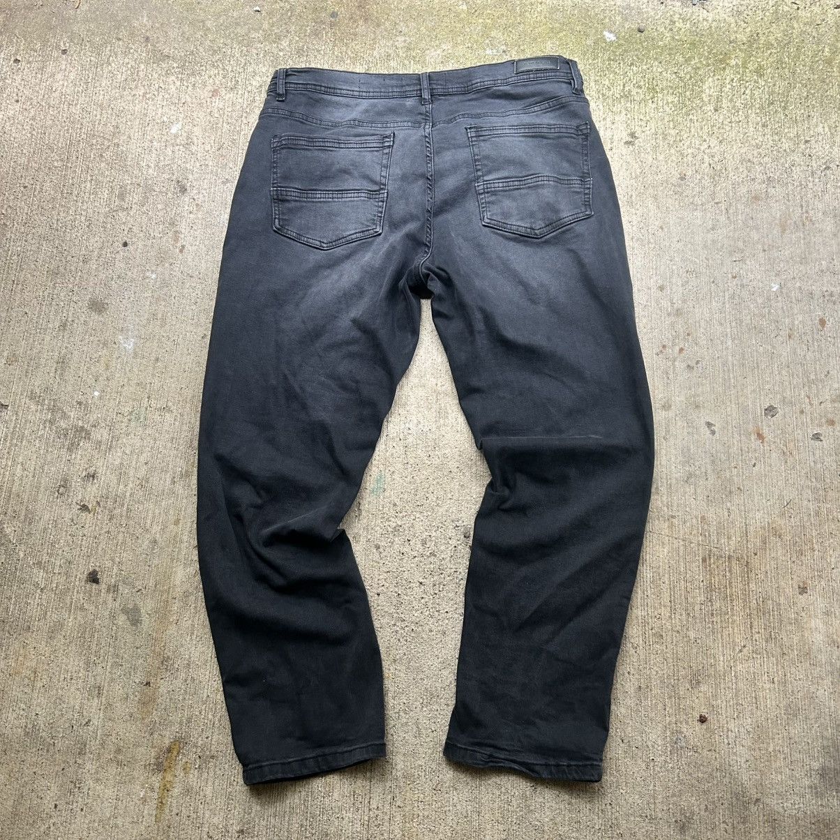 Kenneth Cole Grey Baggy Jeans Size US 36 / EU 52 - 3 Thumbnail