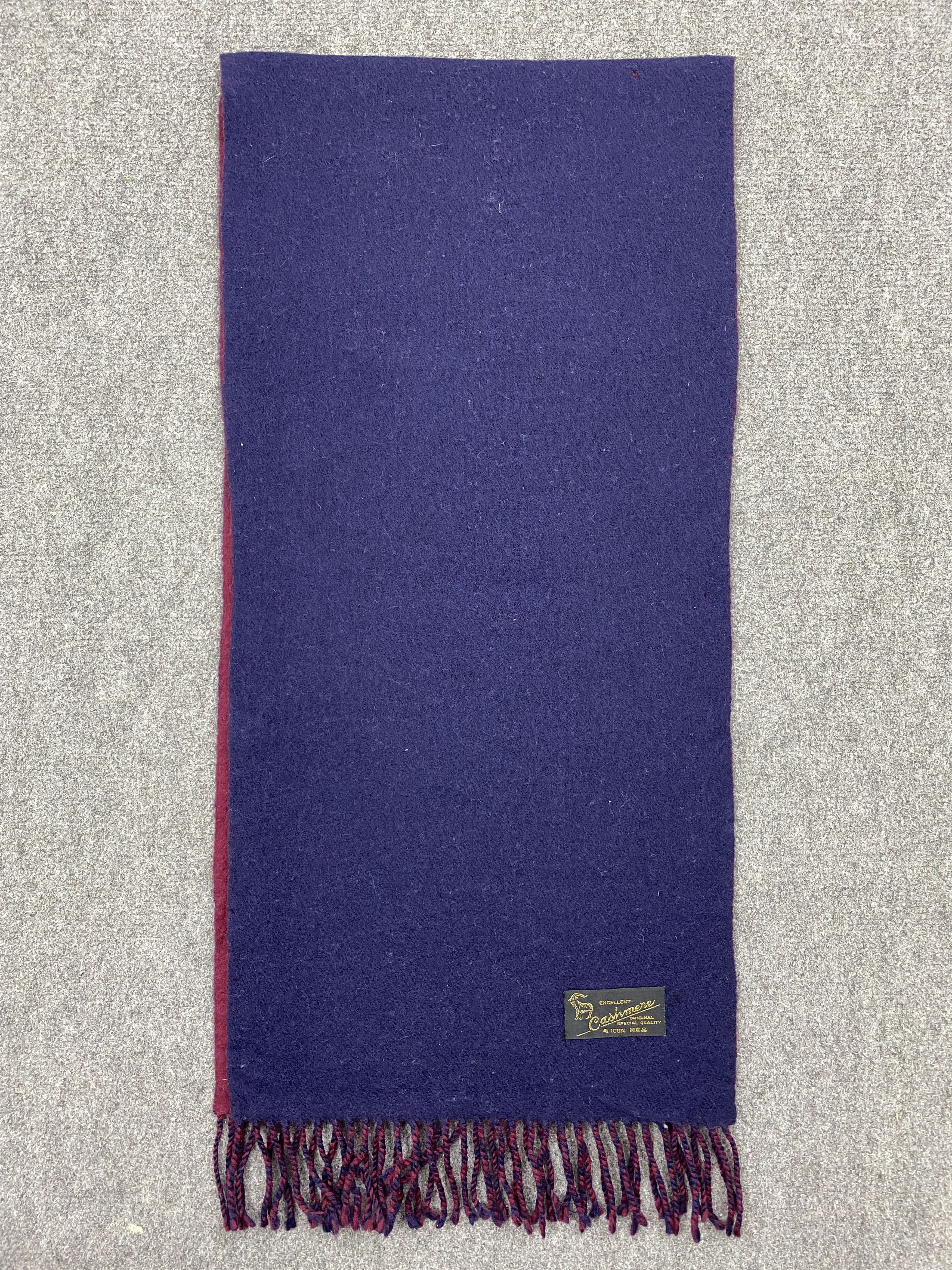 Japanese Brand Plain Cashmere Scarf Muffler Unbranded Neckwear - SC0050 Size ONE SIZE - 2 Thumbnail