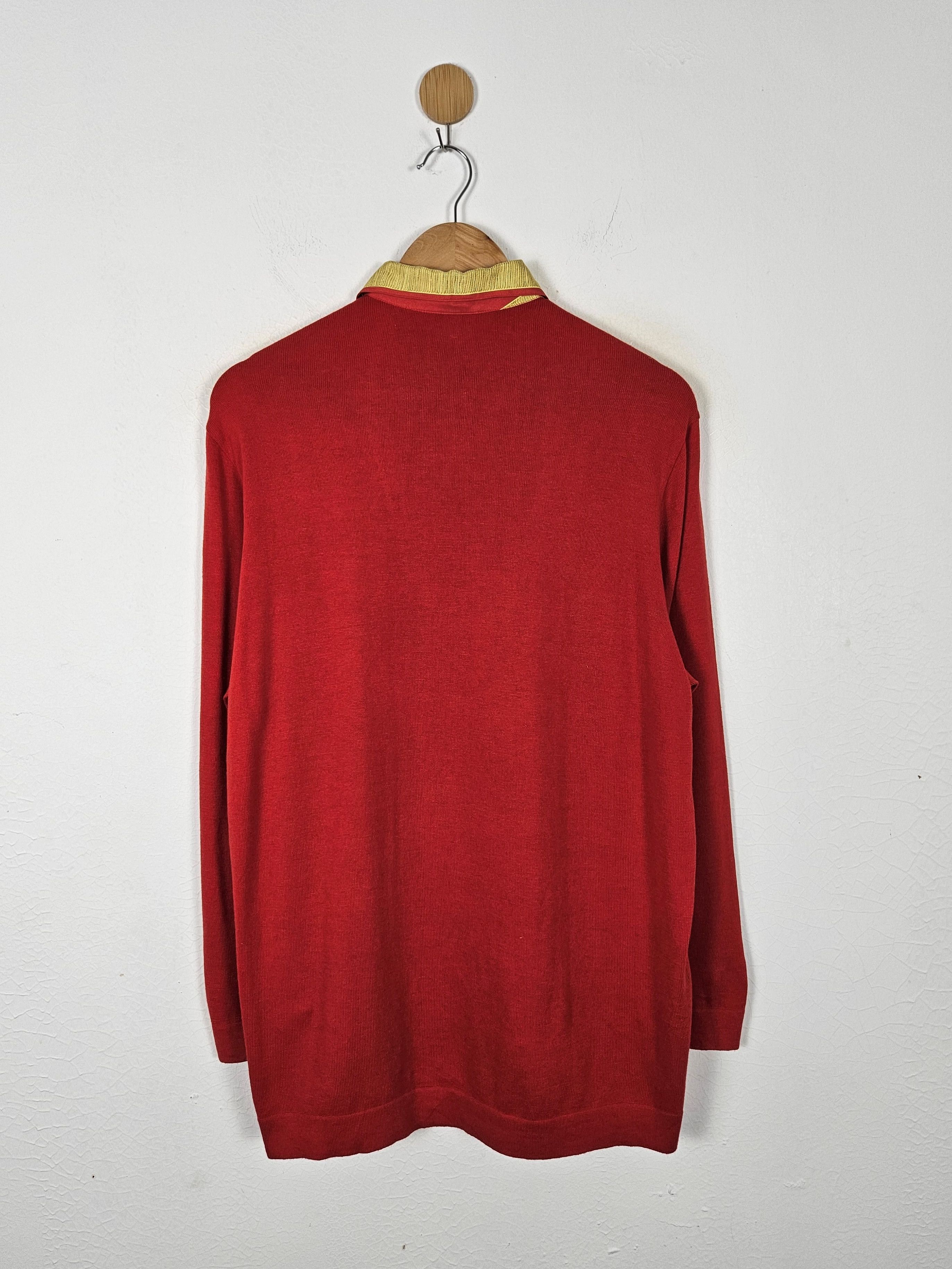 Hermes Vintage Hermes Poste et Cavalarie Silk Baroque Royalty Shirt Size US L / EU 52-54 / 3 - 3 Thumbnail