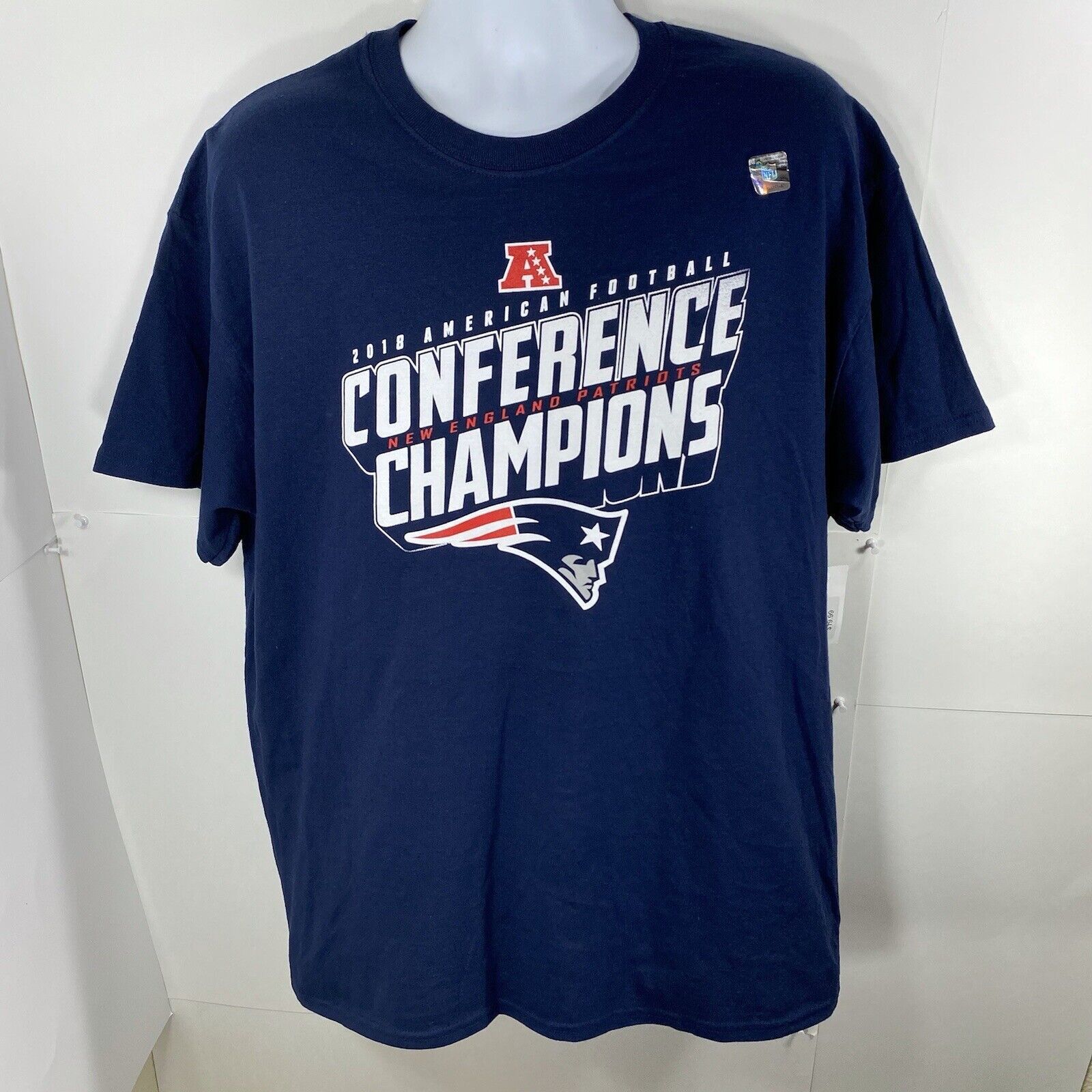 NFL New England Patriots NFL AFC Champions Graphic T Shirt Size US XL / EU 56 / 4 - 1 Thumbnail