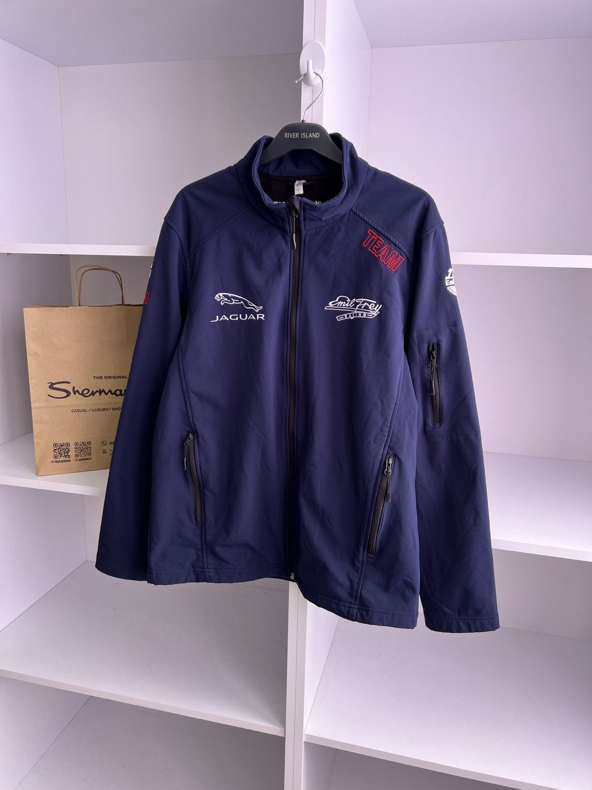 Vintage Vintage Jaguar softshell racing jacket Size US L / EU 52-54 / 3 - 2 Thumbnail