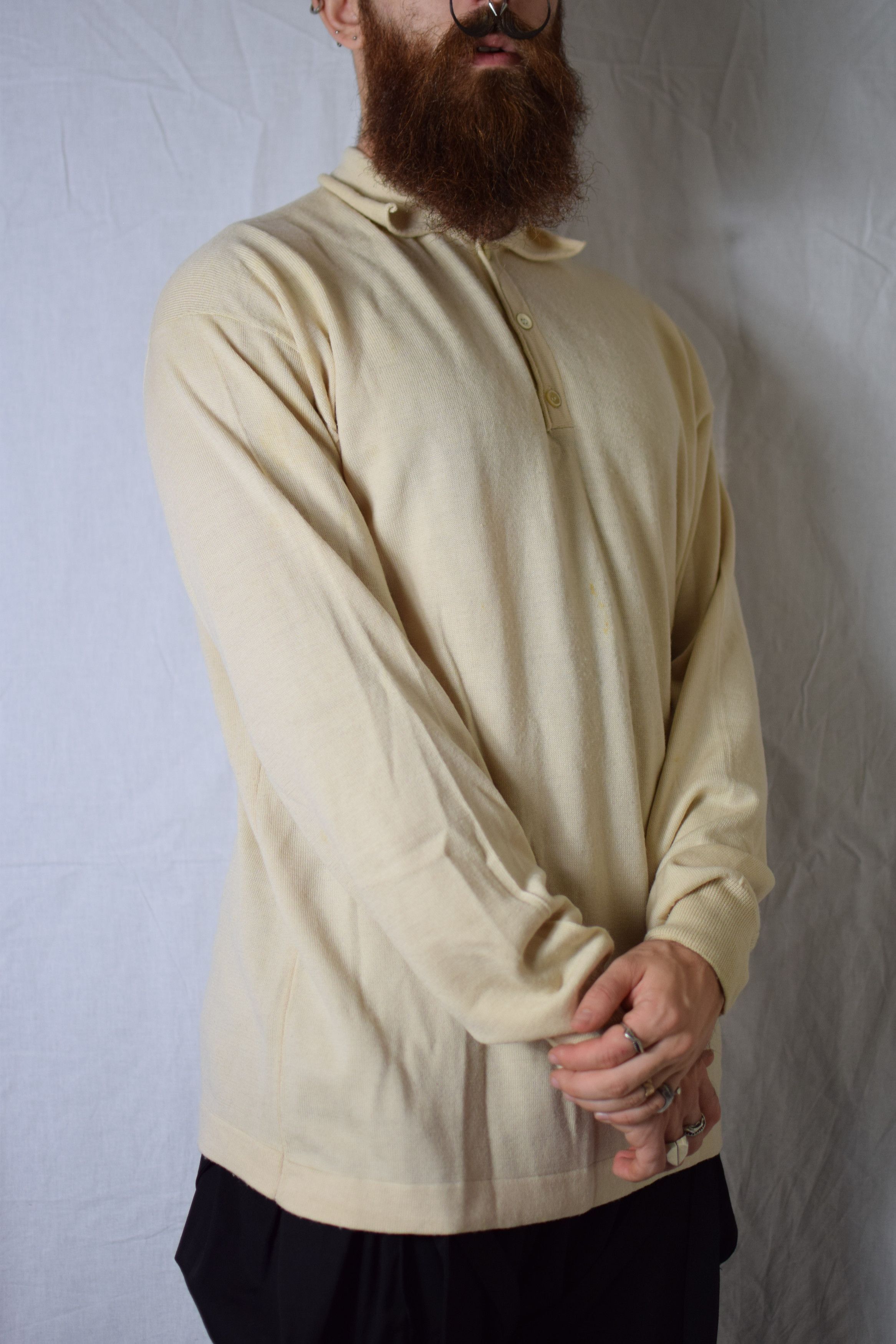 Yohji Yamamoto YYPH AW92 Knit Top - HS-K14-155 Size US L / EU 52-54 / 3 - 1 Thumbnail