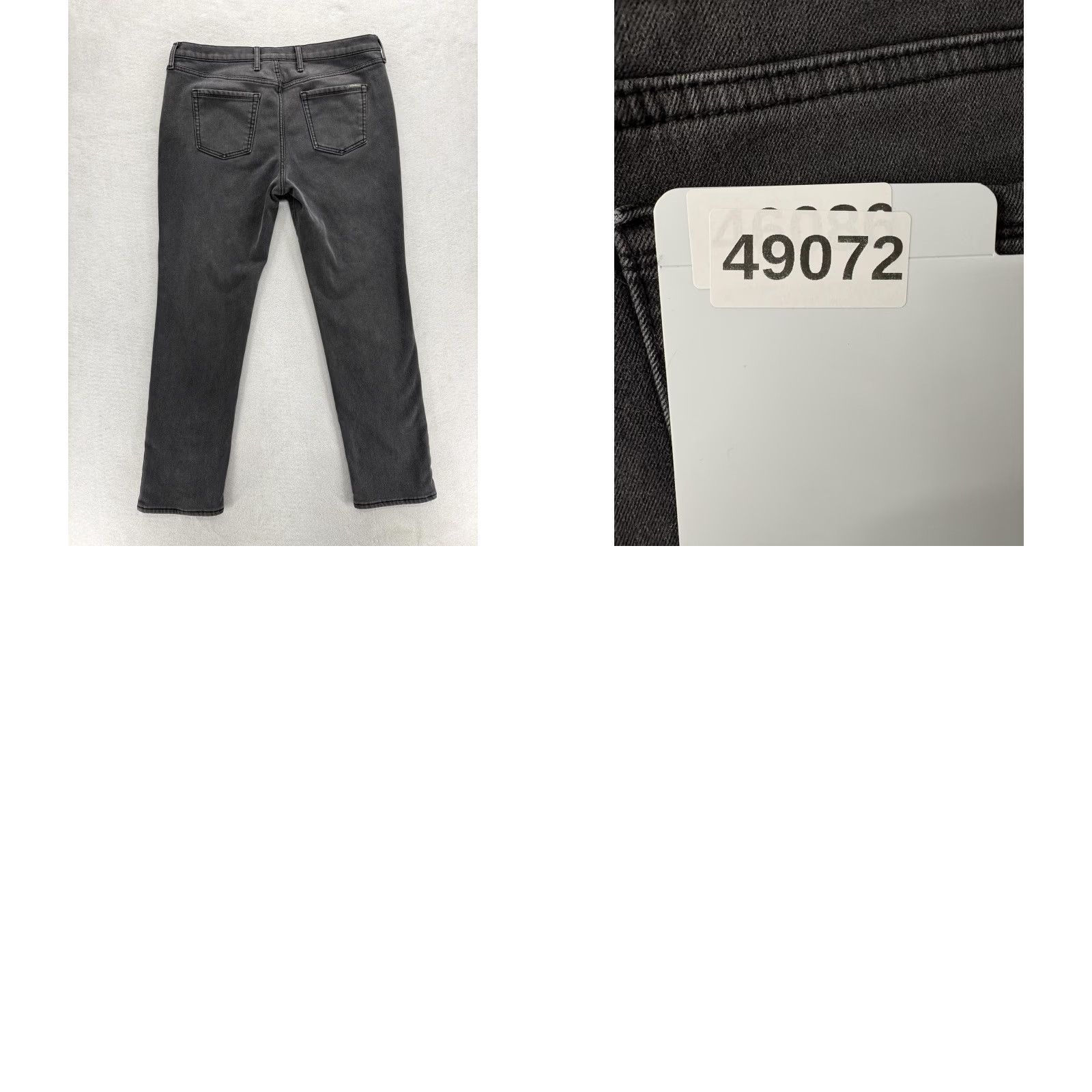 Eddie Bauer Eddie Bauer Jeans Womens 14 Gray Charcoal Wash Boyfriend Relaxed Lined Insulated Denim 5-Pocket Pockets Zip Rise High Womens Size 36" / US 14 / IT 50 - 9 Thumbnail