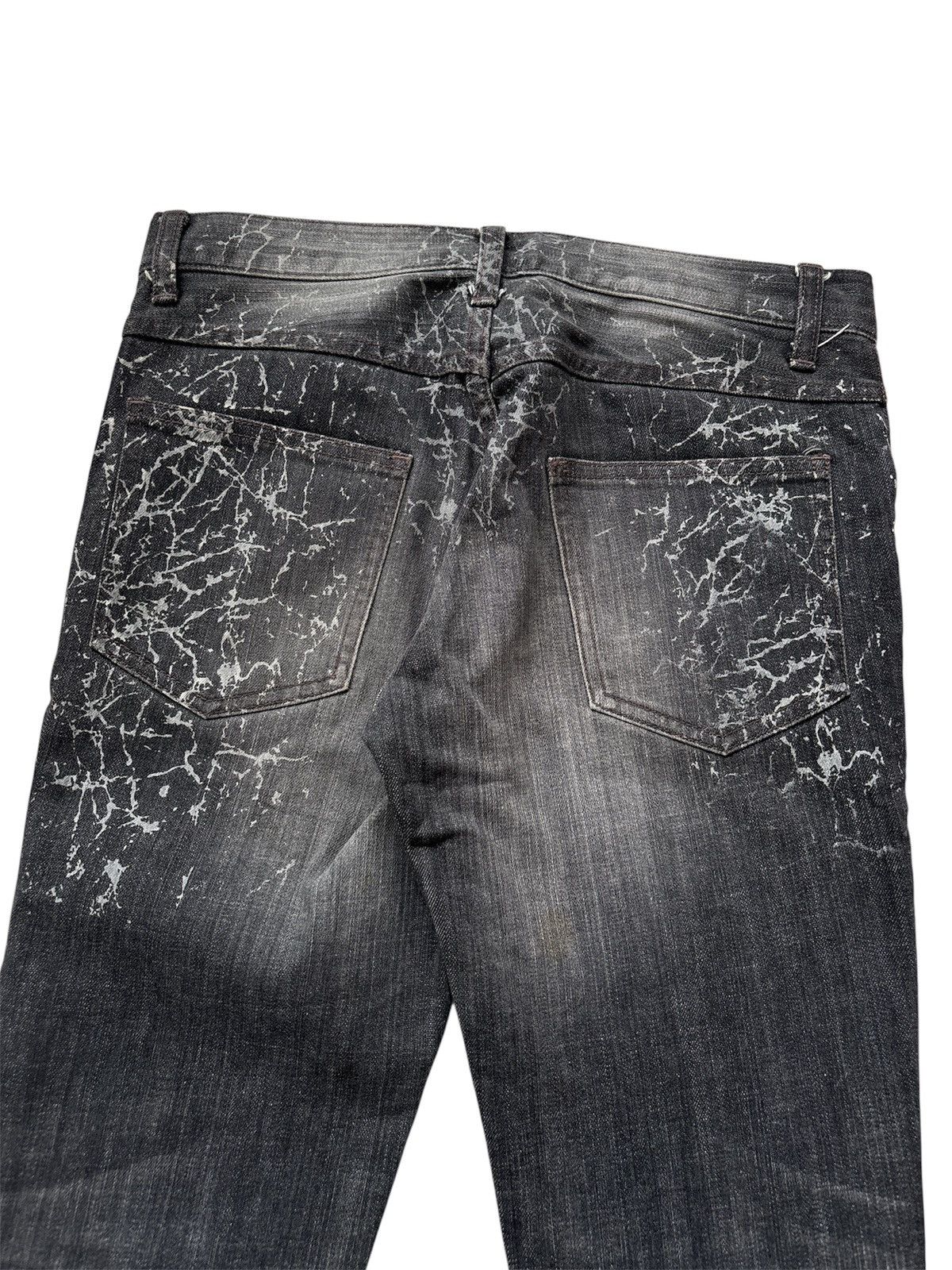 Hedi Slimane Spiderweb Bootcut Denim Jeans Size US 30 / EU 46 - 4 Thumbnail