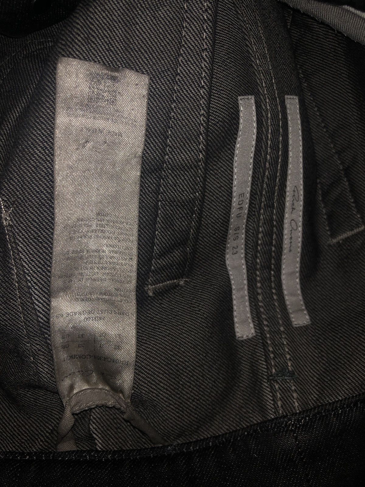 Rick Owens Rick owens Slivered Jean Runway Sample 1/1 Size US 33 - 16 Thumbnail
