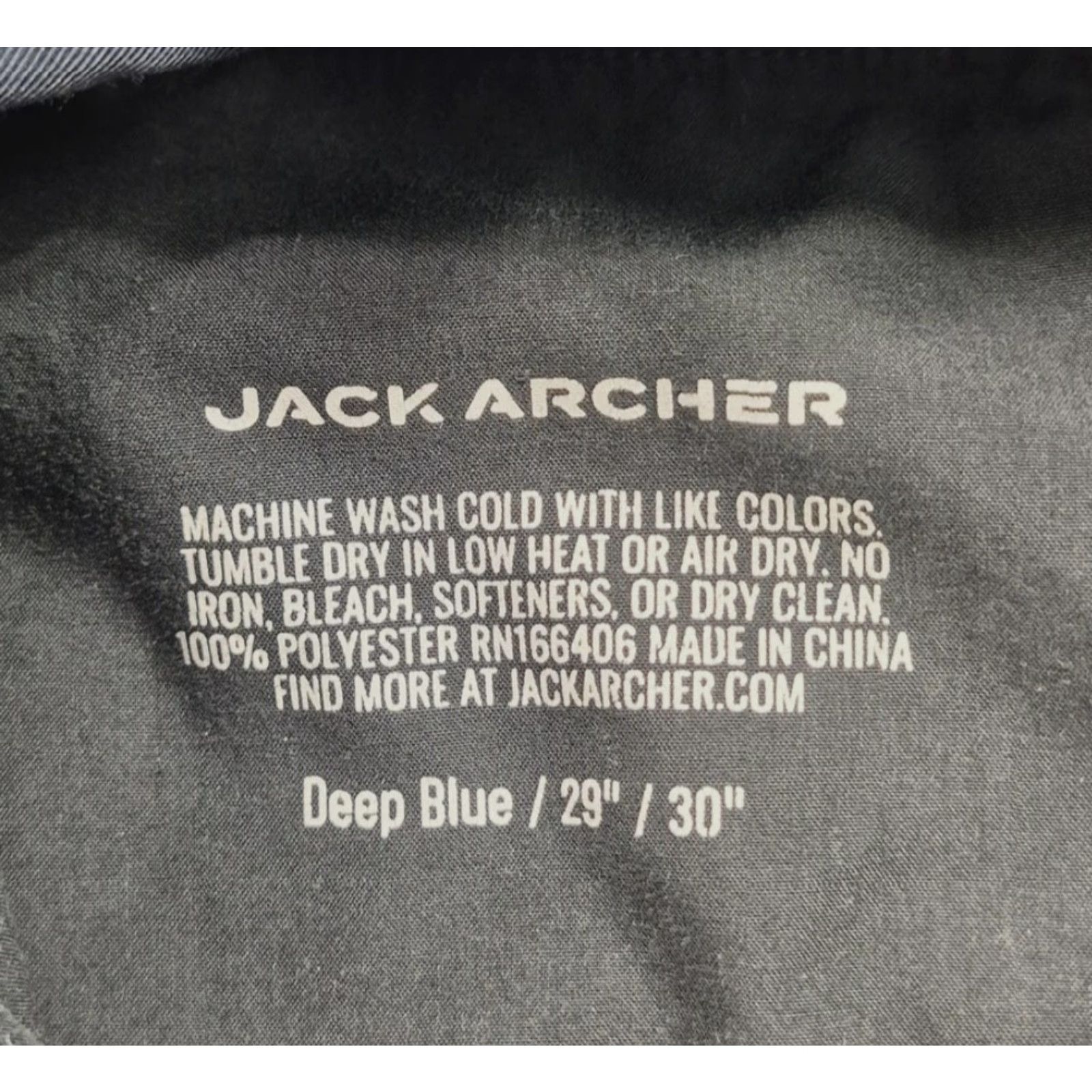 Vintage Jack Archer Pants Mens 29x30 Deep Blue Chino Straight Leg Workwear Casual Size US 29 - 4 Thumbnail