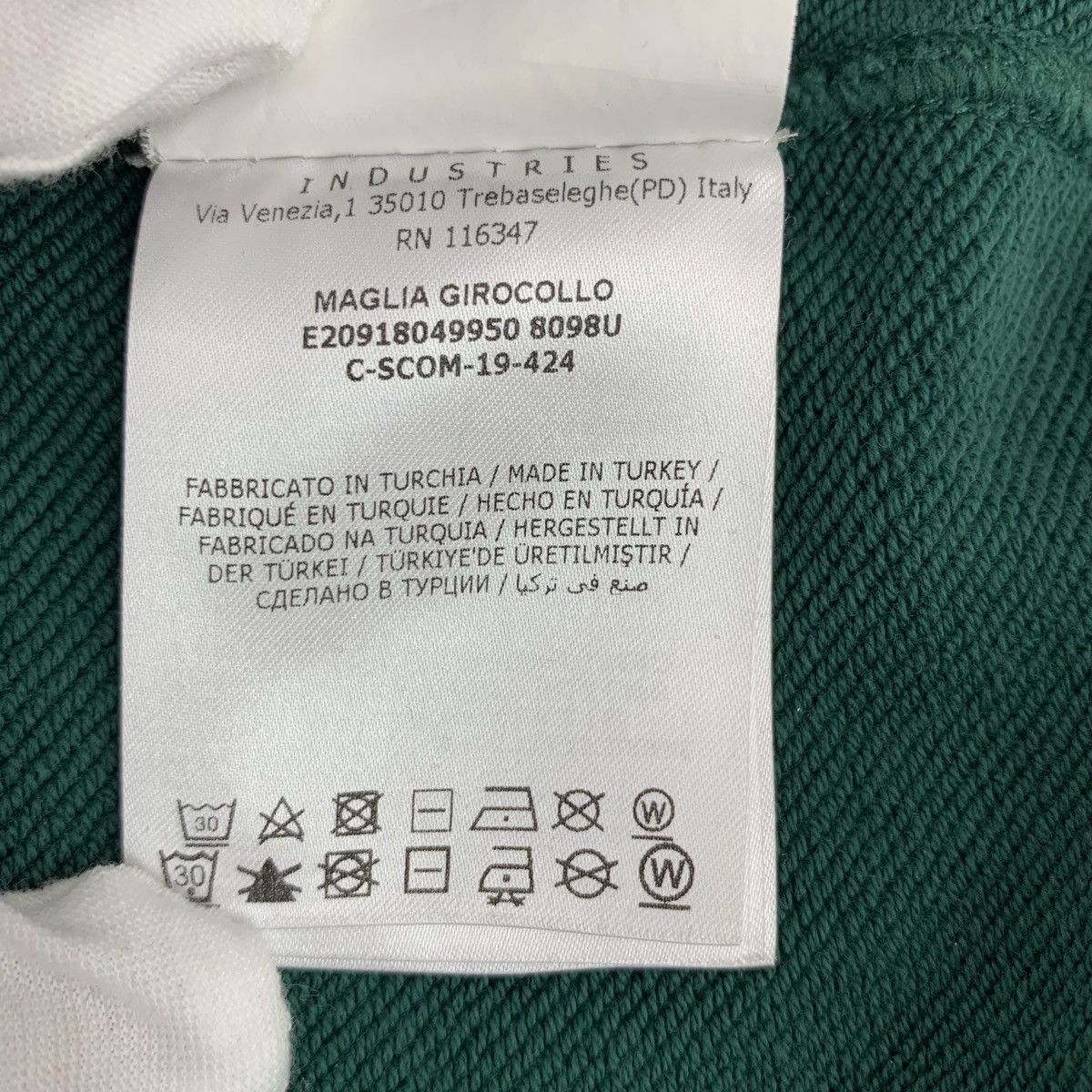 Moncler Moncler Maglia Series Green Long Sleeve Sweatshirt K26WX Size US M / EU 48-50 / 2 - 9 Thumbnail