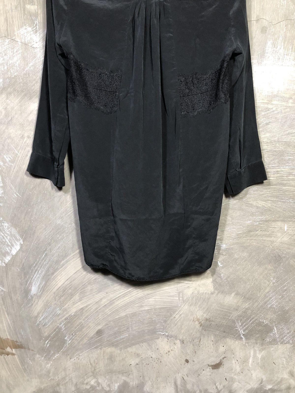 Designer × Sandro × Vintage Sandro Tops Blouse With Mesh Size XS / US 0-2 / IT 36-38 - 7 Thumbnail