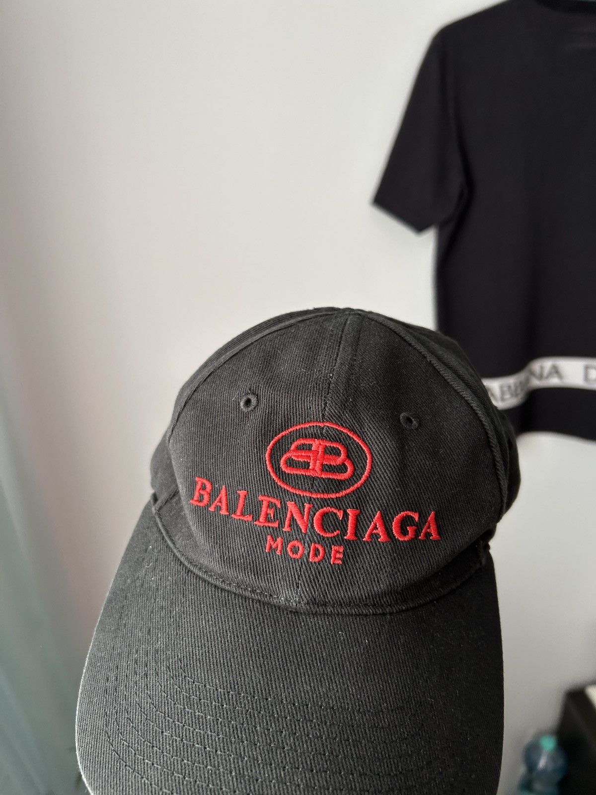 Balenciaga Balenciaga Bb Mode/Cap/L/Black/Plain/Balenciaga 92Z76 Size ONE SIZE - 2 Thumbnail