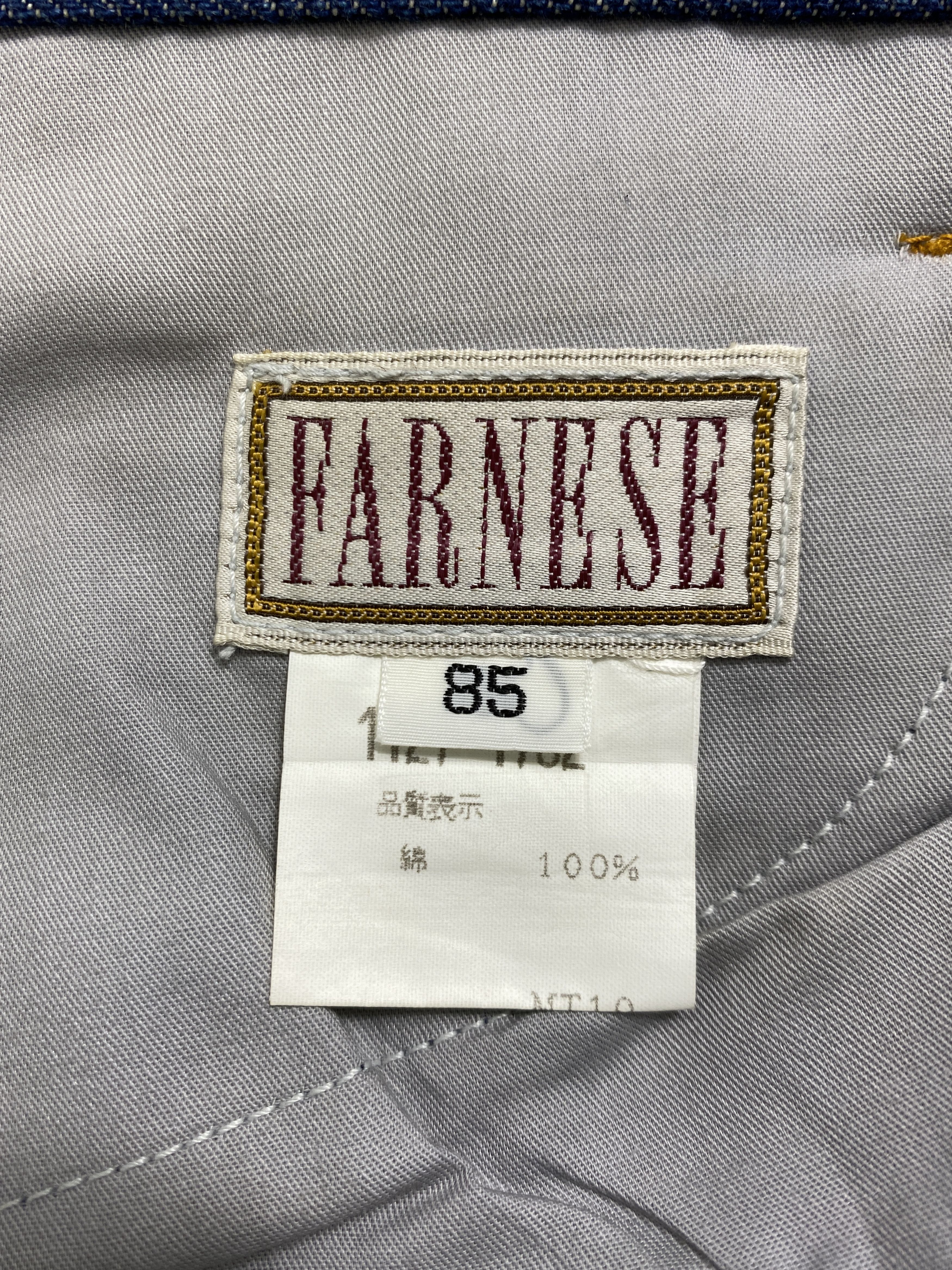 Japanese Brand Vintage Farnese Japanese Brand Denim 34x28.5 -JN010 Size US 34 / EU 50 - 9 Thumbnail