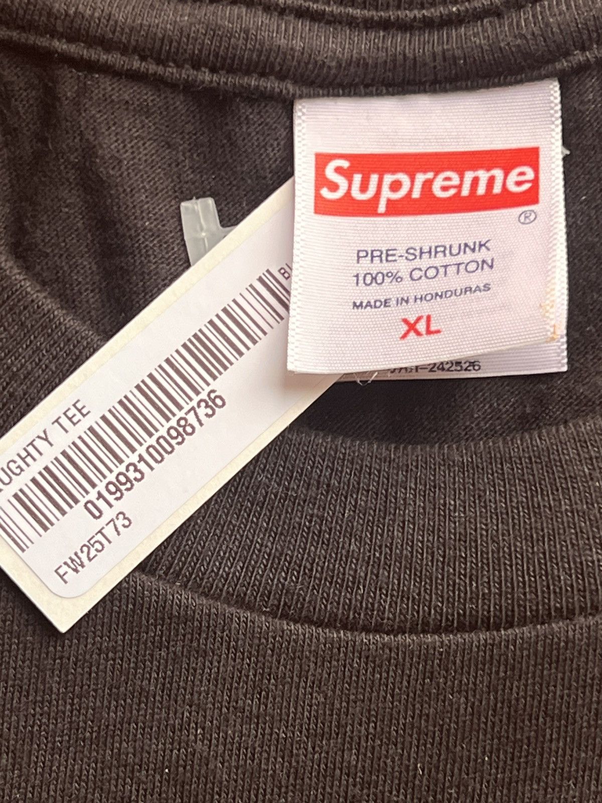 Supreme XL - Supreme Naughty Tee black santa tshirt Dwarfs holiday Size US XL / EU 56 / 4 - 19 Thumbnail