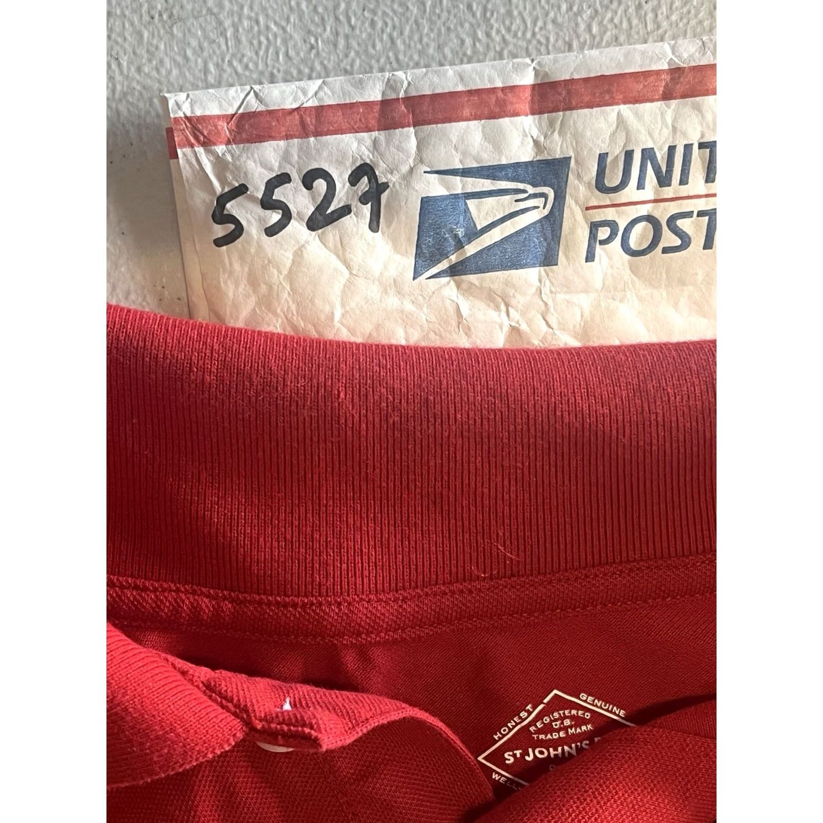 Vintage St. Johns Bay Polo Shirt Mens LT Tall Red Cotton Logo Golf Shirt Polo Size US L / EU 52-54 / 3 - 8 Thumbnail
