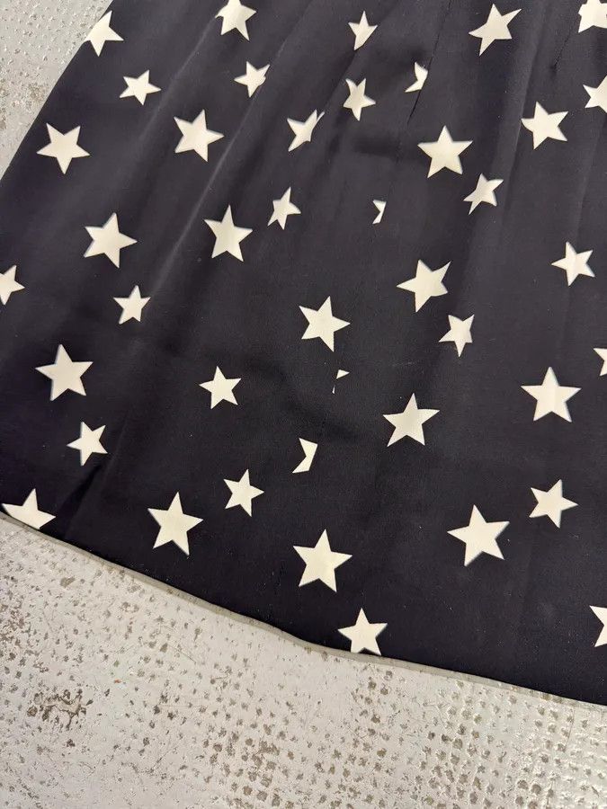 Designer × Dolce & Gabbana × Vintage FW2011 Dolce & Gabbana Black Stars Skirt Size 27" / US 4 / IT 40 - 5 Thumbnail