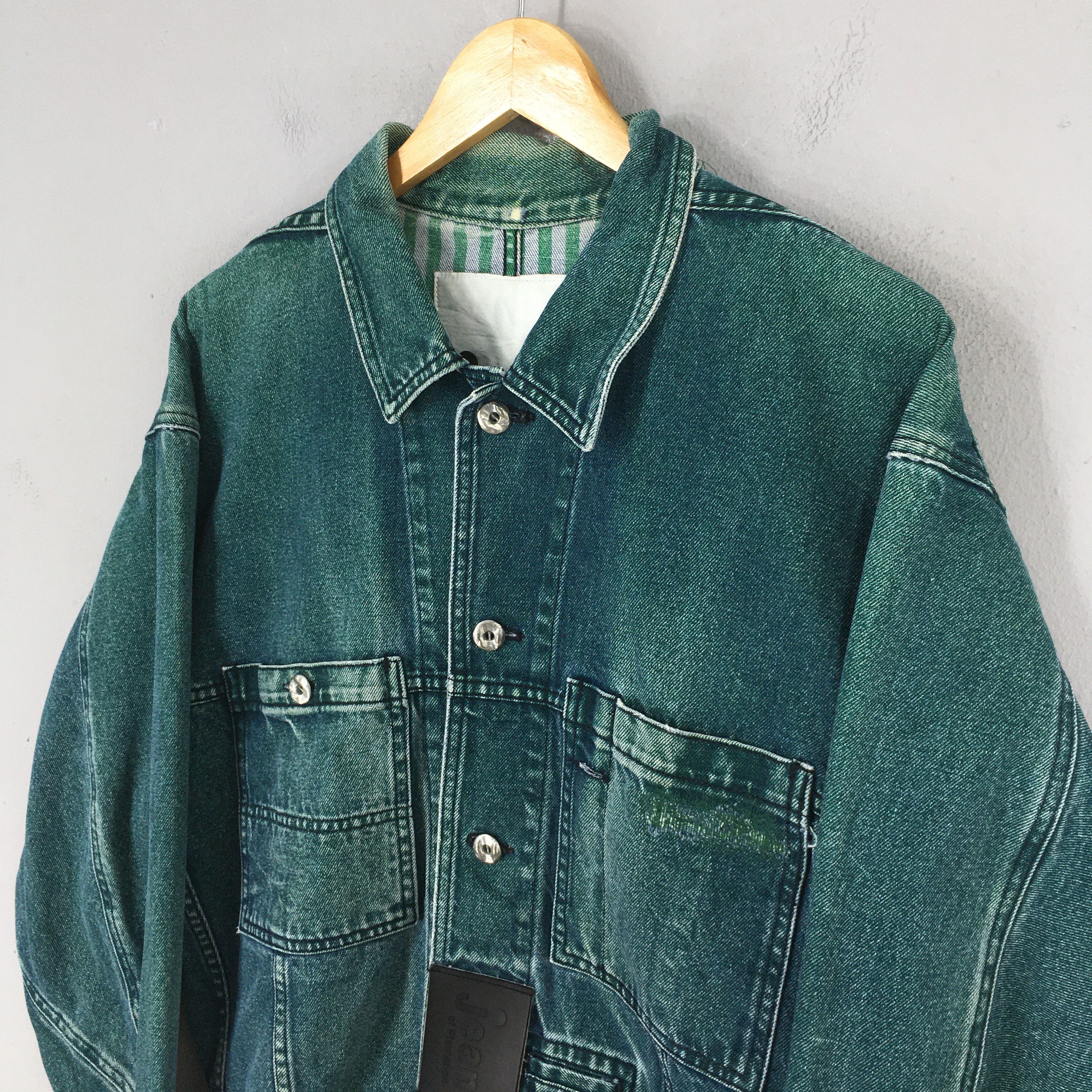 Issey Miyake Vintage 1980s Jean Of Plantation Issey Miyake Denim Jacket M Size US M / EU 48-50 / 2 - 4 Thumbnail