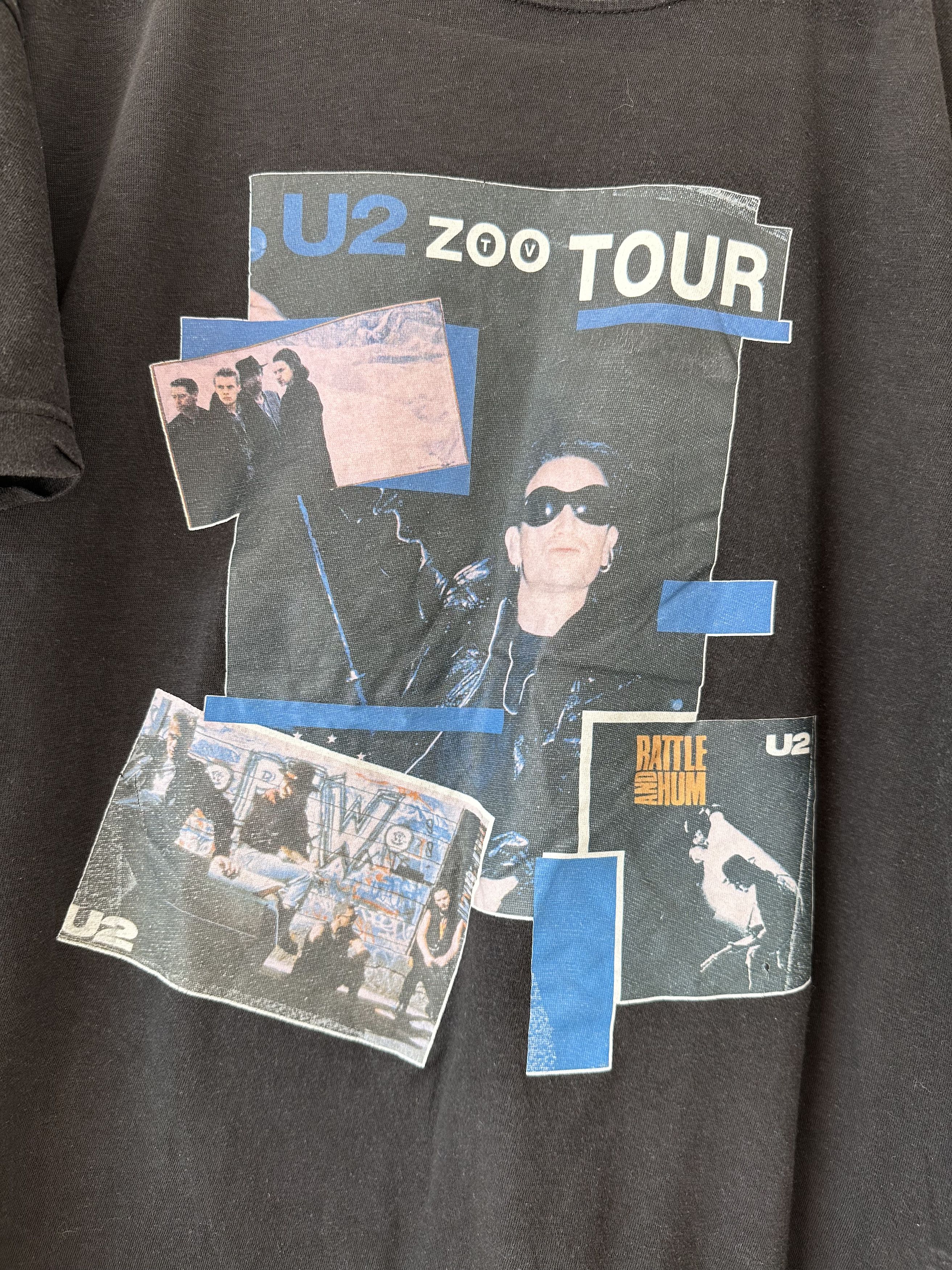 Band Tees × Vintage Rare vintage U2 Zoo Tour Berlin underground tee Size US S / EU 44-46 / 1 - 4 Thumbnail
