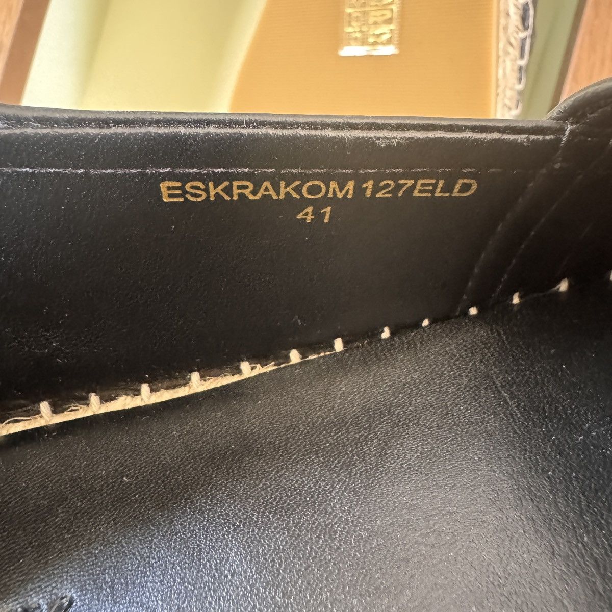Burberry BURBERRY Men’s Leather EKD Motif Espadrille Black Size 41 Size US 8 / EU 41 - 10 Thumbnail