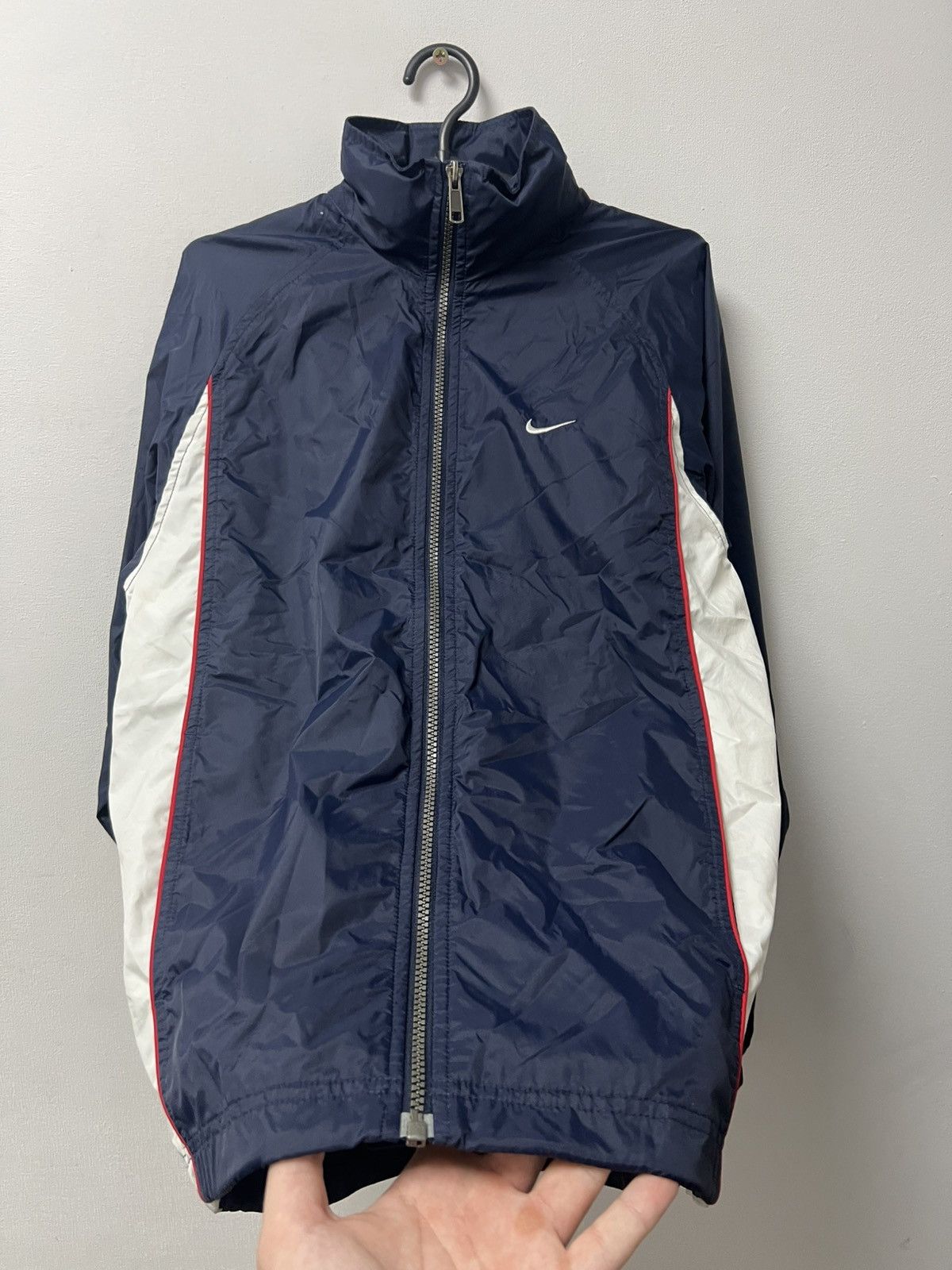 Nike Vintage Nike Nylon Jacket 90’s Drill Y2K Swoosh Size US S / EU 44-46 / 1 - 8 Thumbnail