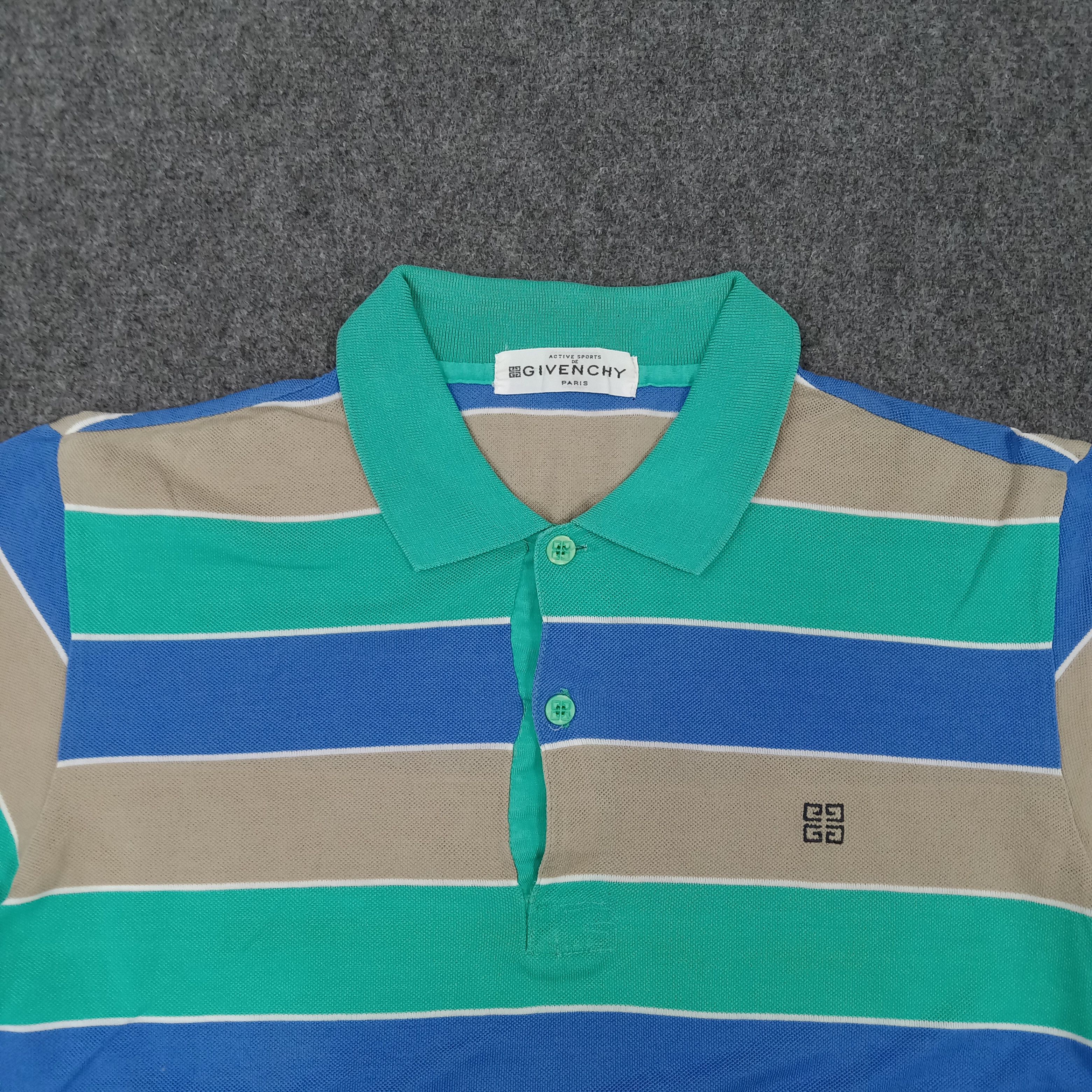 Givenchy × Vintage Givenchy Designer Brand Stripes Polos Size US S / EU 44-46 / 1 - 2 Thumbnail