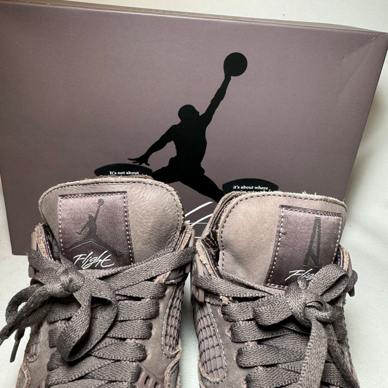 Jordan Brand × Nike Size 5.5 - A Ma Maniére x Nike Air Jordan 4 Retro Violet Ore Size US 5.5 / EU 38 - 5 Thumbnail