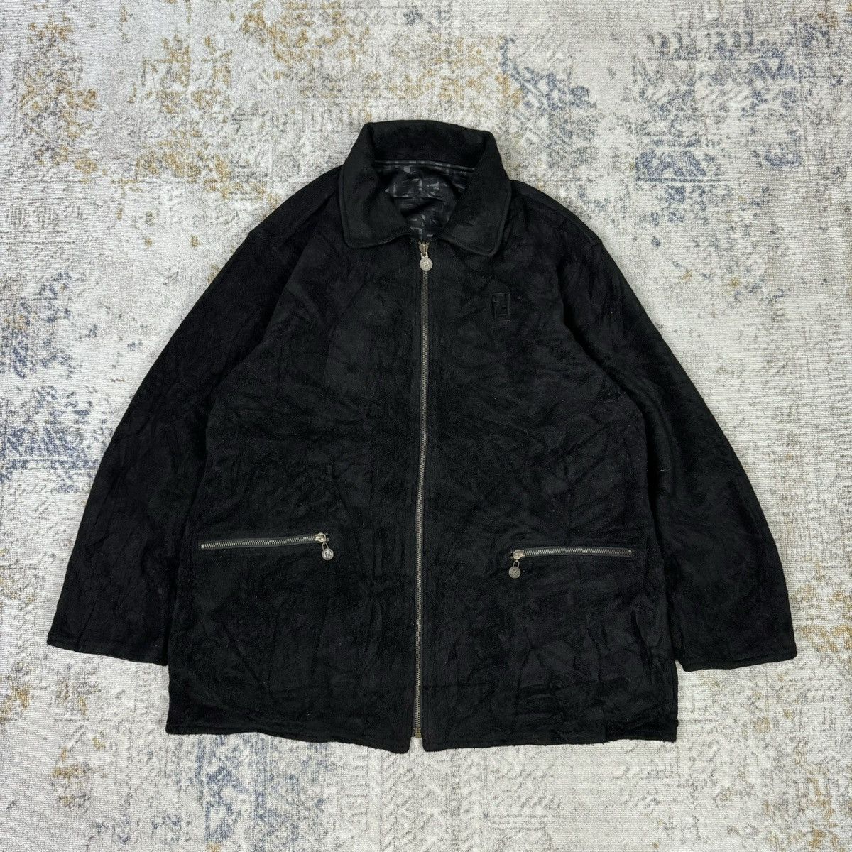 〈 FENDI 〉ZuccA Vintage Reversible Jacket 90s Fendi Zucca Reversible Jacket - Etsy