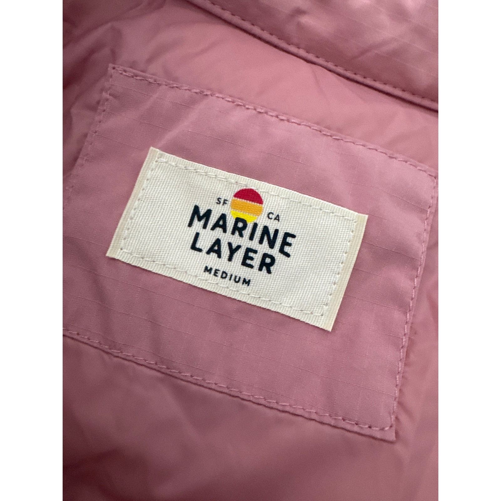 Marine Layer MARINE LAYER Quilted Puffer Snap Front Coat MED Style 16346 Size M / US 6-8 / IT 42-44 - 5 Thumbnail