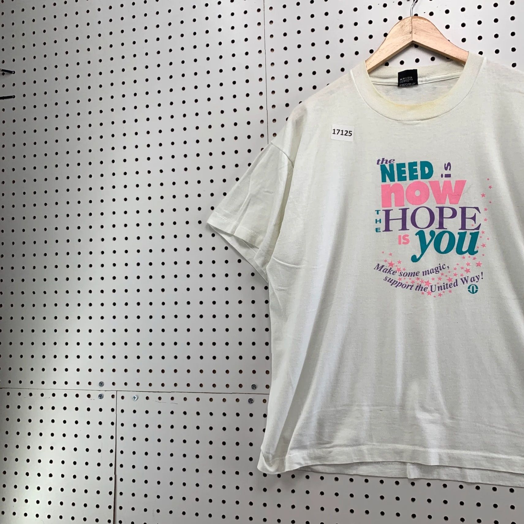 Vintage VINTAGE Screen Stars T-Shirt Shirt Unisex Adults XL White 90s Love Single Stitch USA Made Mens Size US XL / EU 56 / 4 - 3 Thumbnail