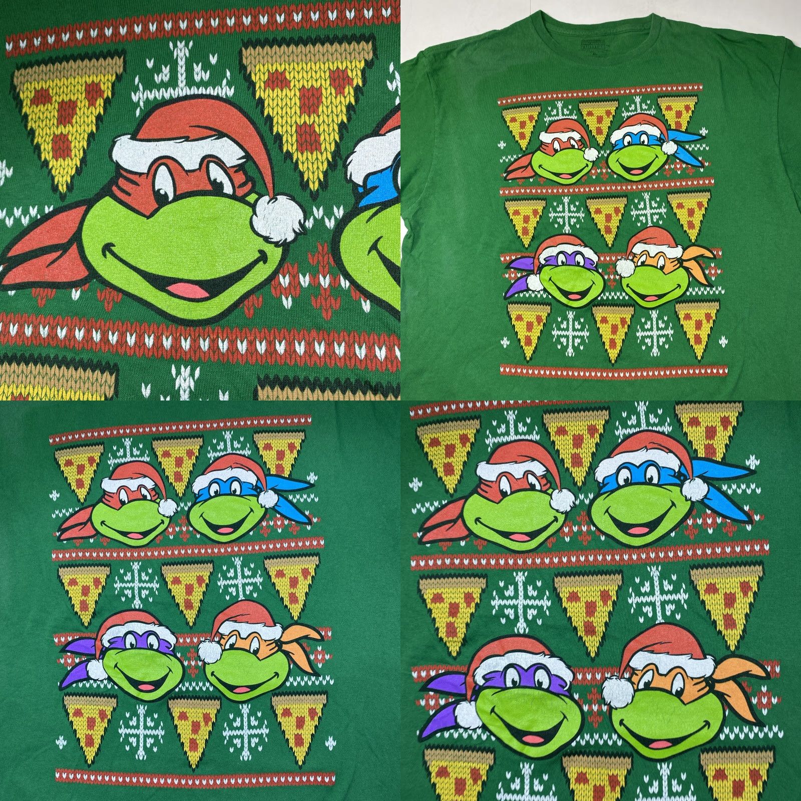 Nickelodeon VINTAGE Ninja Turtles Christmas T Shirt XL TMNT Teenage Mutant Ninja Turtles Mens Size US XL / EU 56 / 4 - 8 Thumbnail