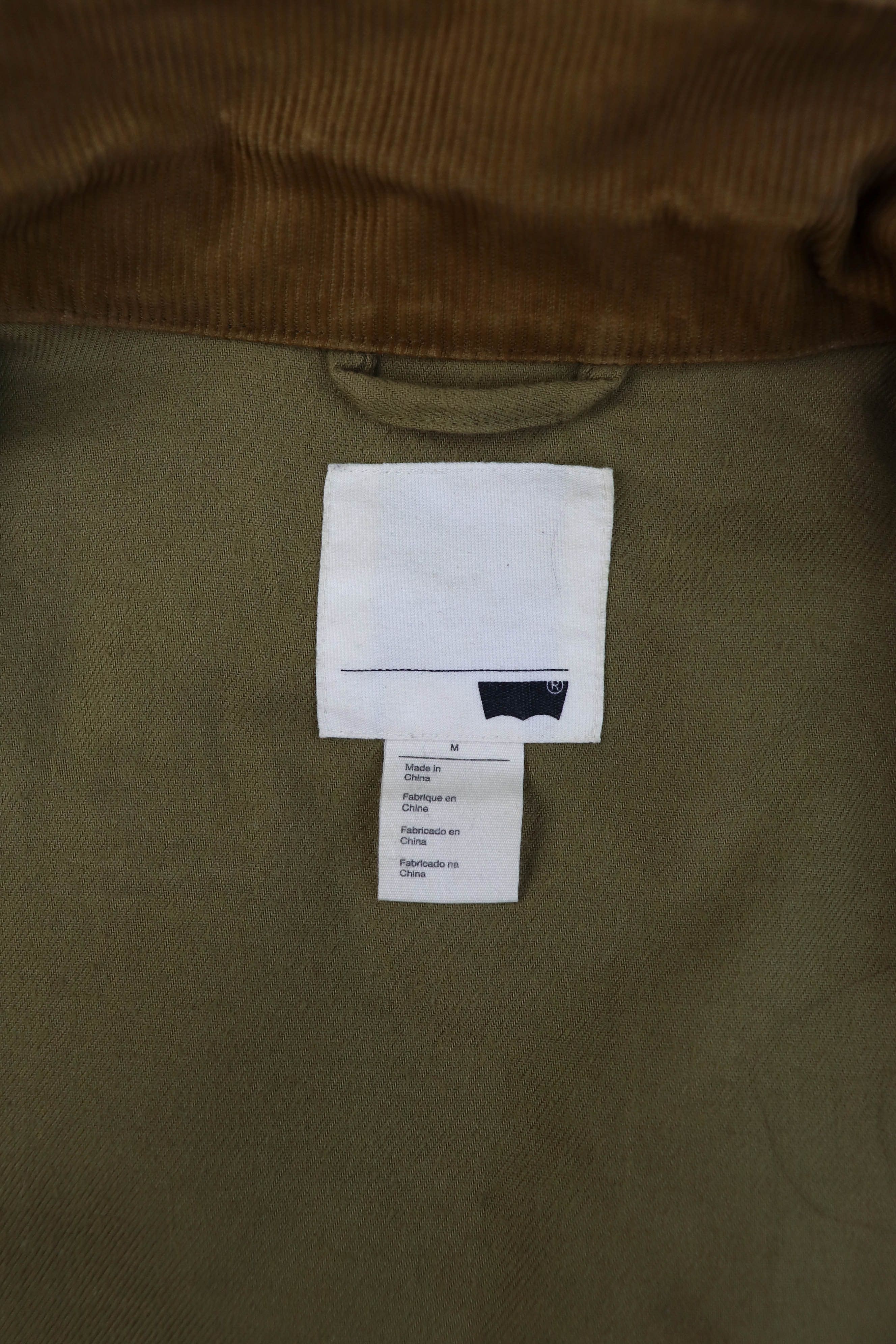 Levi's Women's Levi's Olive Green Waxed Belted Jacket Size M / US 6-8 / IT 42-44 - 15 Thumbnail
