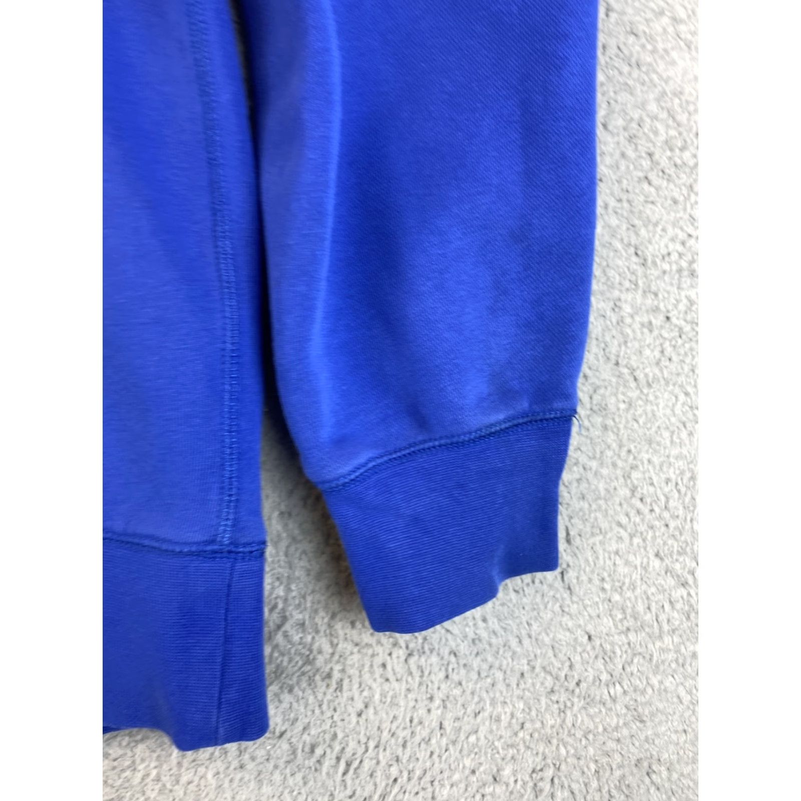 Nike VINTAGE Nike Hoodie Swoosh Pullover Mens L Blue 75-1 Center Swoosh Front Pocket Athletic Gym Training American Sports Size US L / EU 52-54 / 3 - 3 Thumbnail