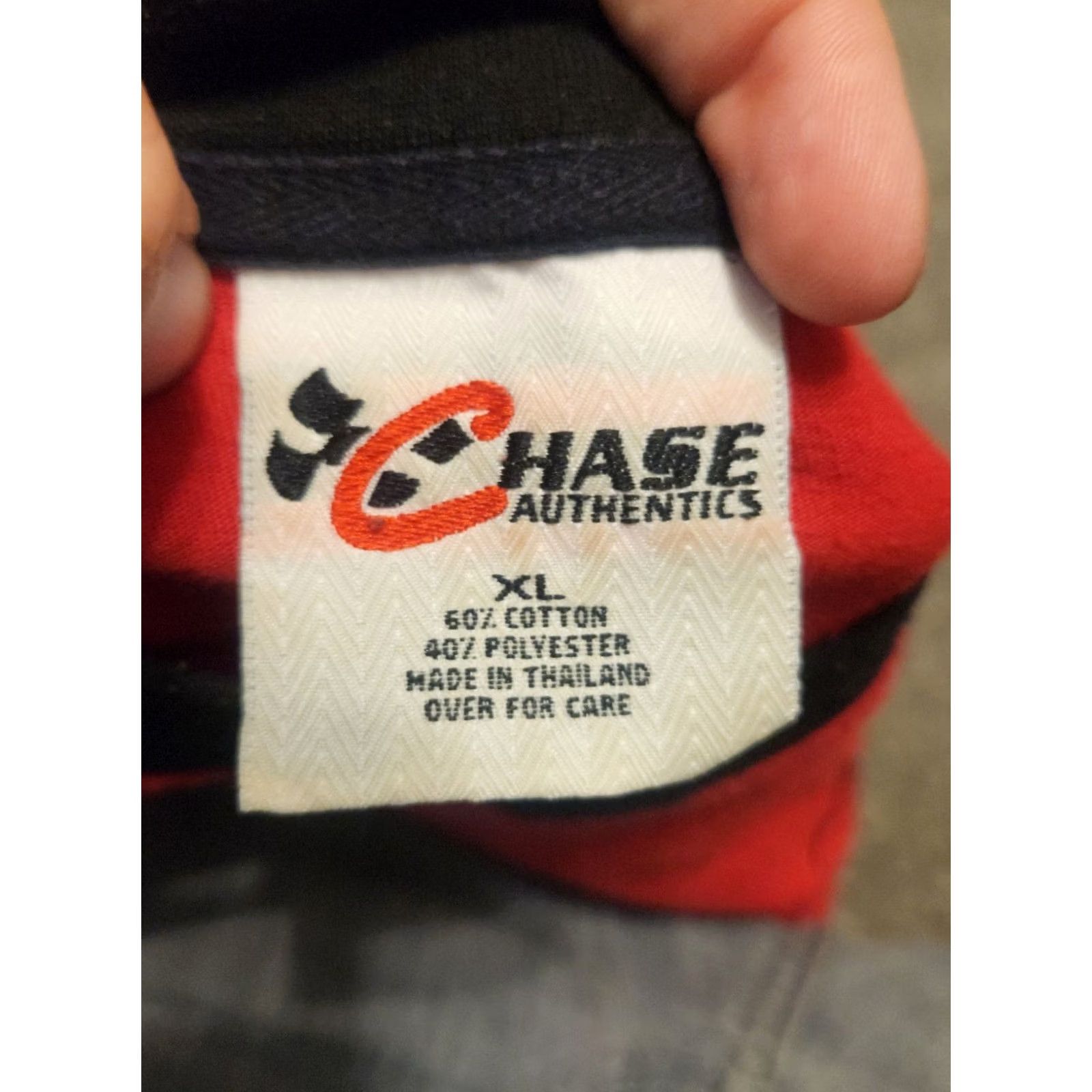 Chase Authentics Chase Authentics Dale Earnhardt Jr #8 NASCAR Budweiser Red Black Shirt XL Men V-Neck T-Shirt Red Size US XL / EU 56 / 4 - 2 Thumbnail