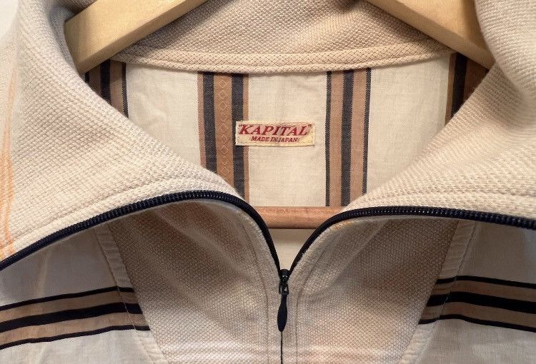 Kapital Kapital Nissan striped zipper l short sleeved T-shirt Size US S / EU 44-46 / 1 - 4 Thumbnail
