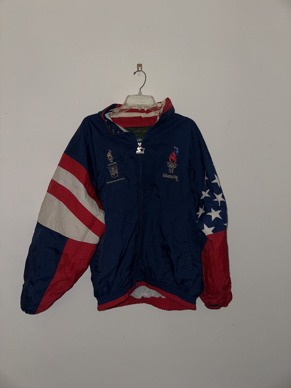 Image of Starter x USA Olympics 1996 Atlanta Olympic in Blue, Men's (Size XL)